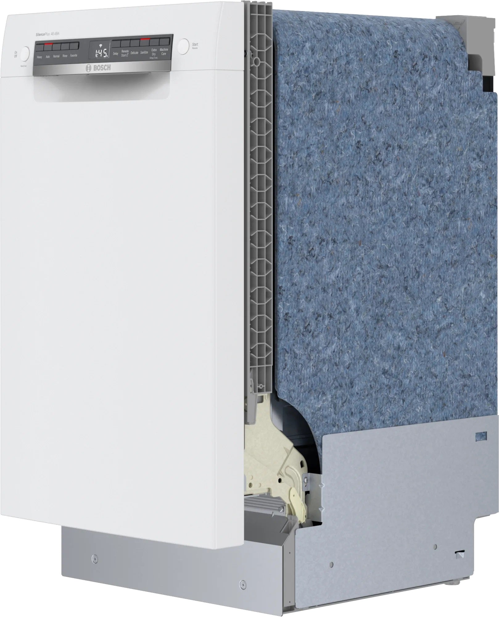 Bosch - 46 dBA Built In Dishwasher in White - SPE53C52UC