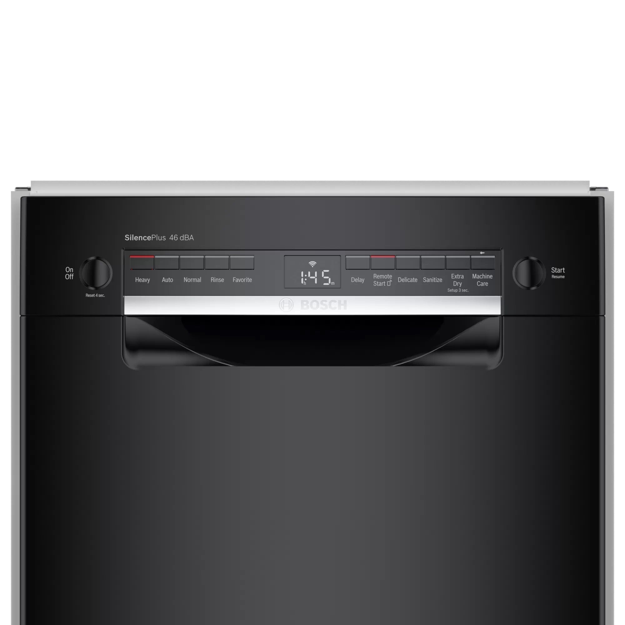 Bosch - 46 dBA Built In Dishwasher in Black - SPE53C56UC