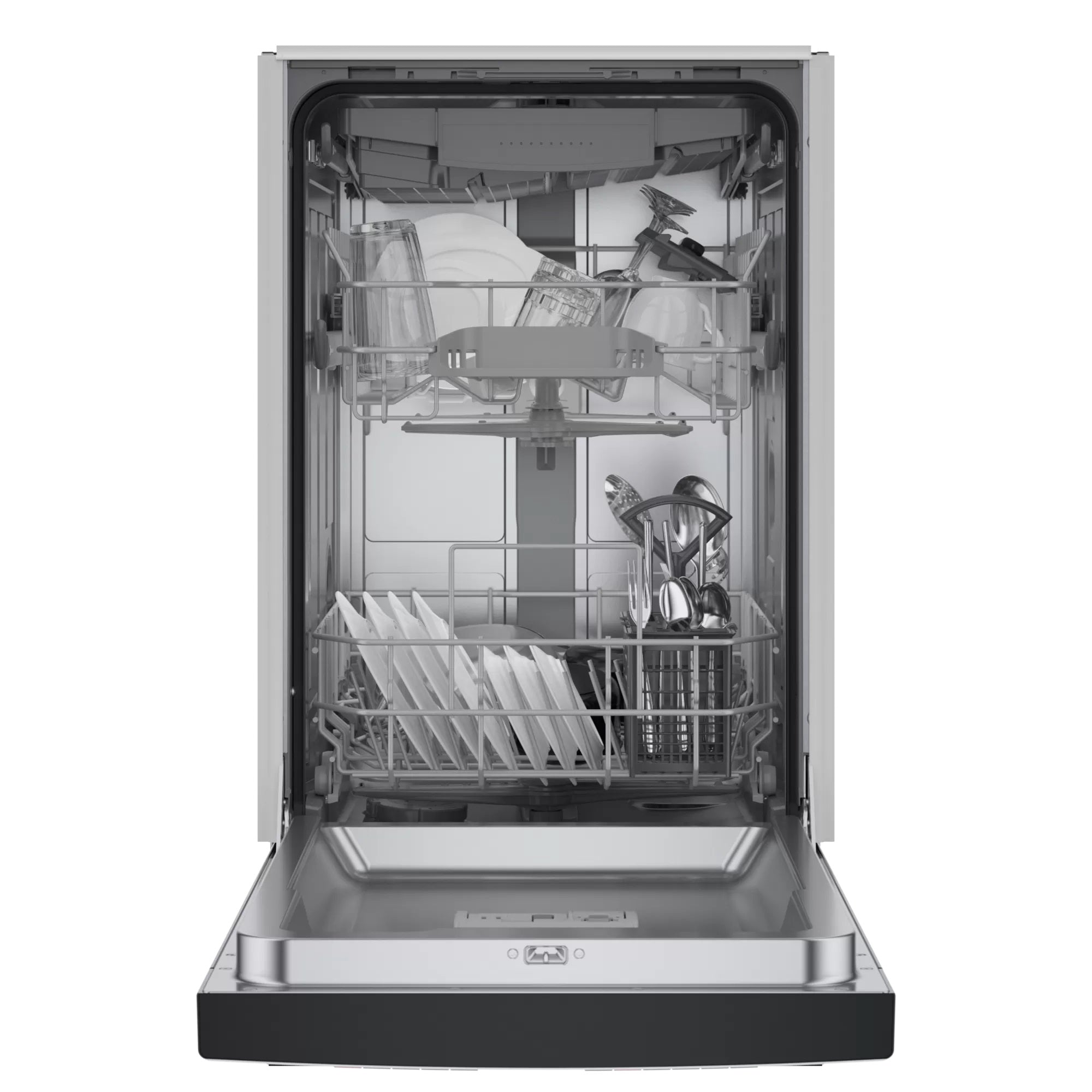 Bosch - 46 dBA Built In Dishwasher in Black - SPE53C56UC