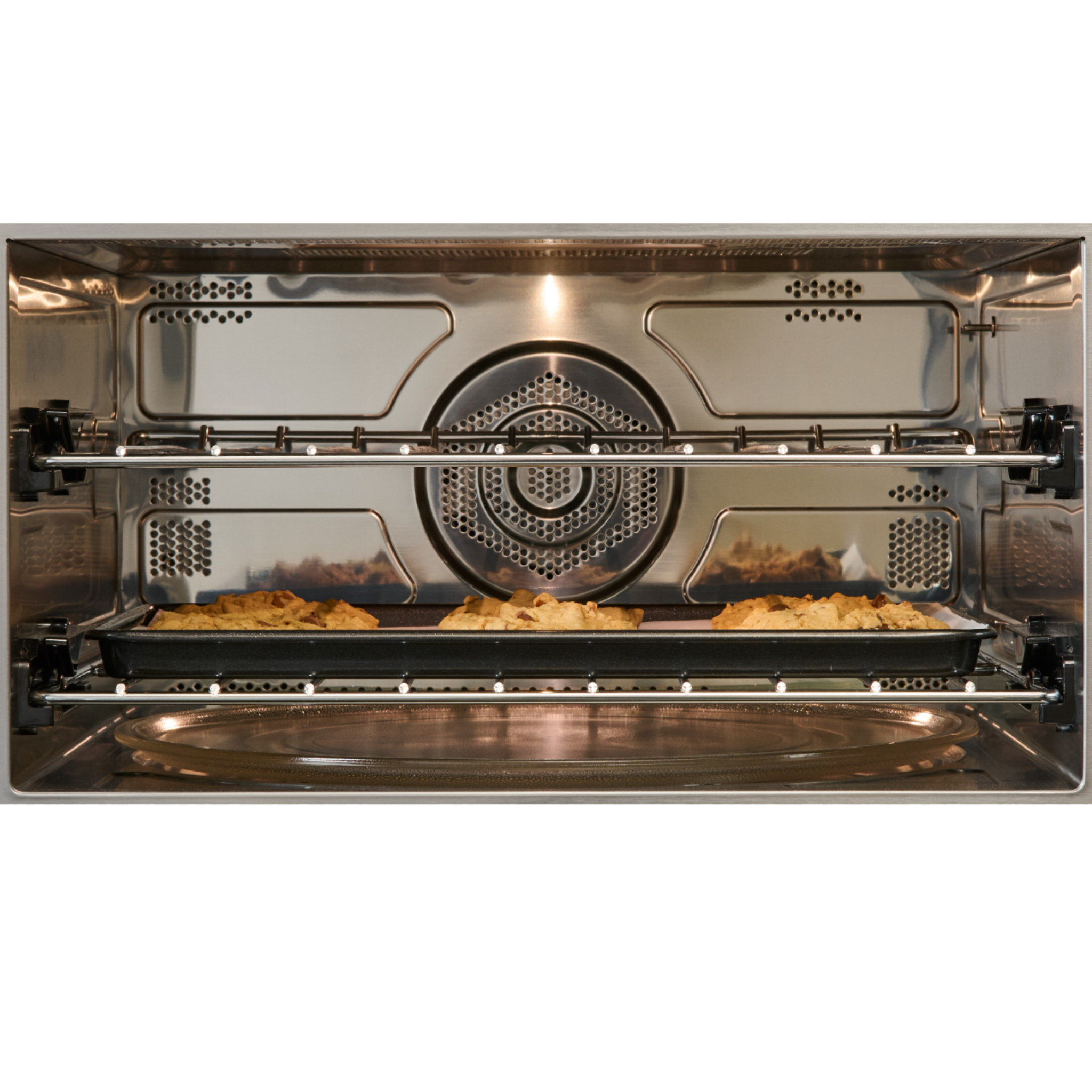Wolf - 1.6 cu. ft Speed Wall Oven in Stainless - SPO2450TE/S/T