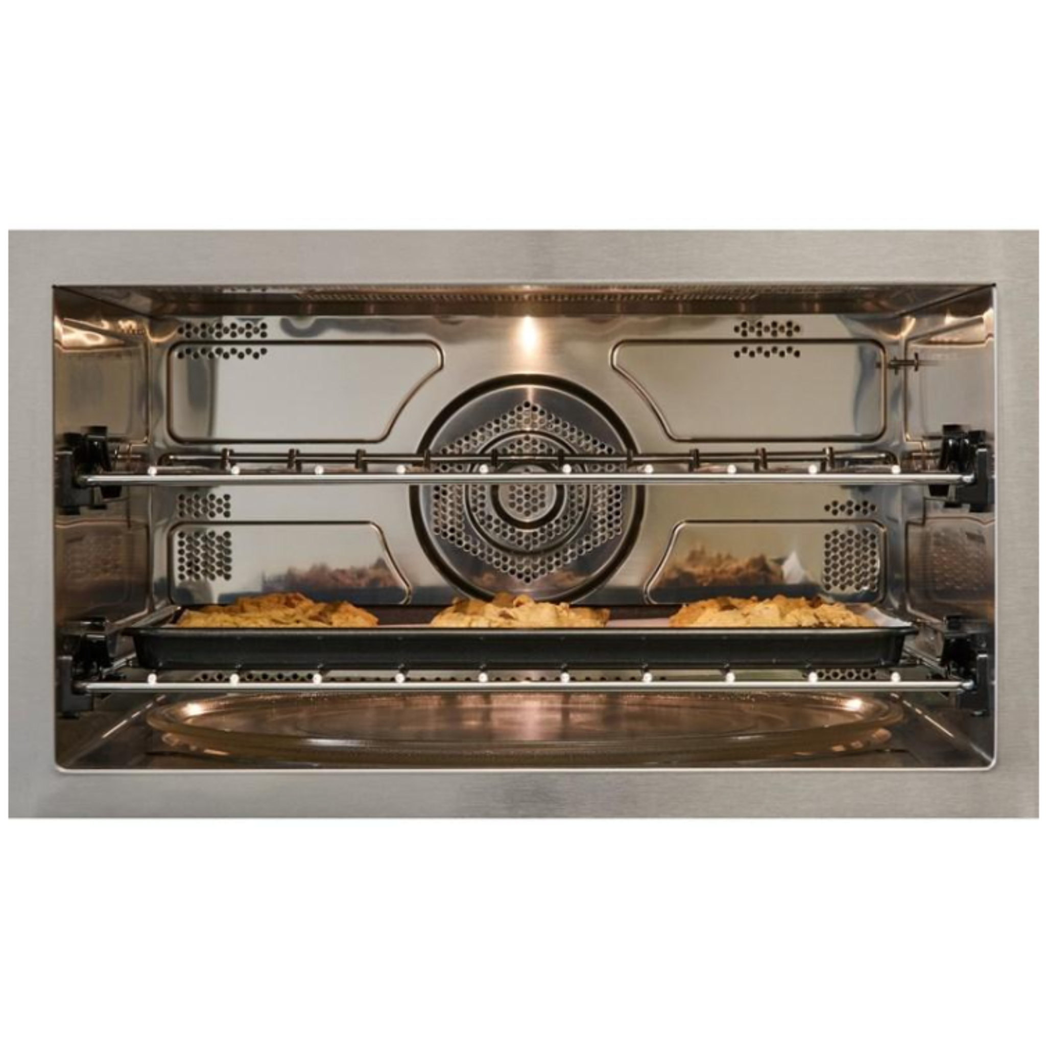 Wolf - 1.6 cu. ft Speed Wall Oven in Stainless - SPO3050PM/S/P