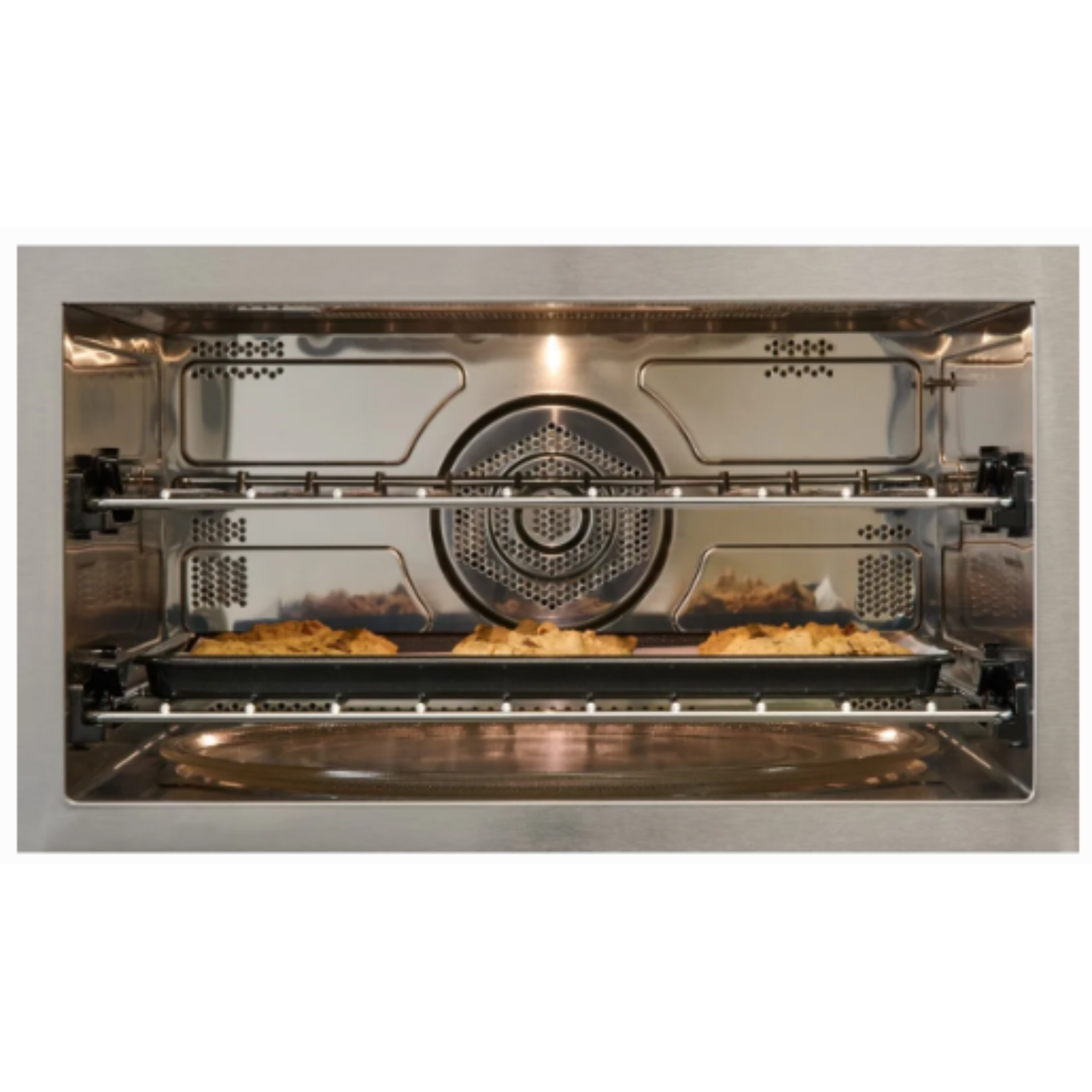 Wolf - 1.6 cu. ft Speed Wall Oven in Stainless - SPO3050TM/S/T