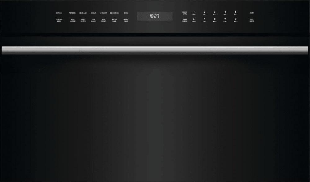 Wolf - 1.6 cu. ft Speed Wall Oven in Black (Premium Floor Model) - SPO30CM/B/TH