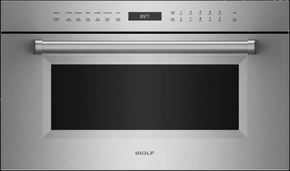 Wolf - 1.6 cu. ft Speed Wall Oven in Stainless - SPO30PM/S/PH