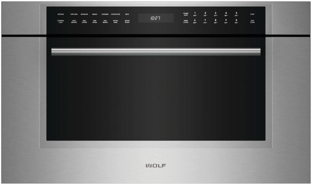 Wolf - 1.6 cu. ft Speed Wall Oven in Stainless - SPO30TM/S/TH