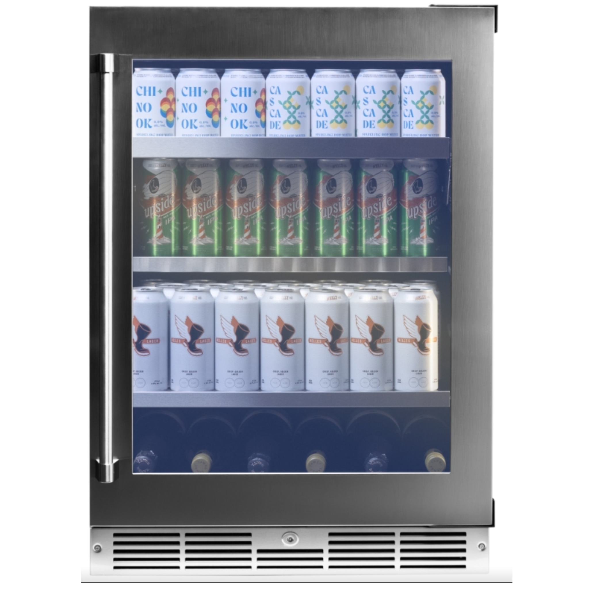 Silhouette - 23.8 Inch 5.2 cu. ft Built In / Integrated Beverage Centre Refrigerator in Stainless - SPRBC052D3SS