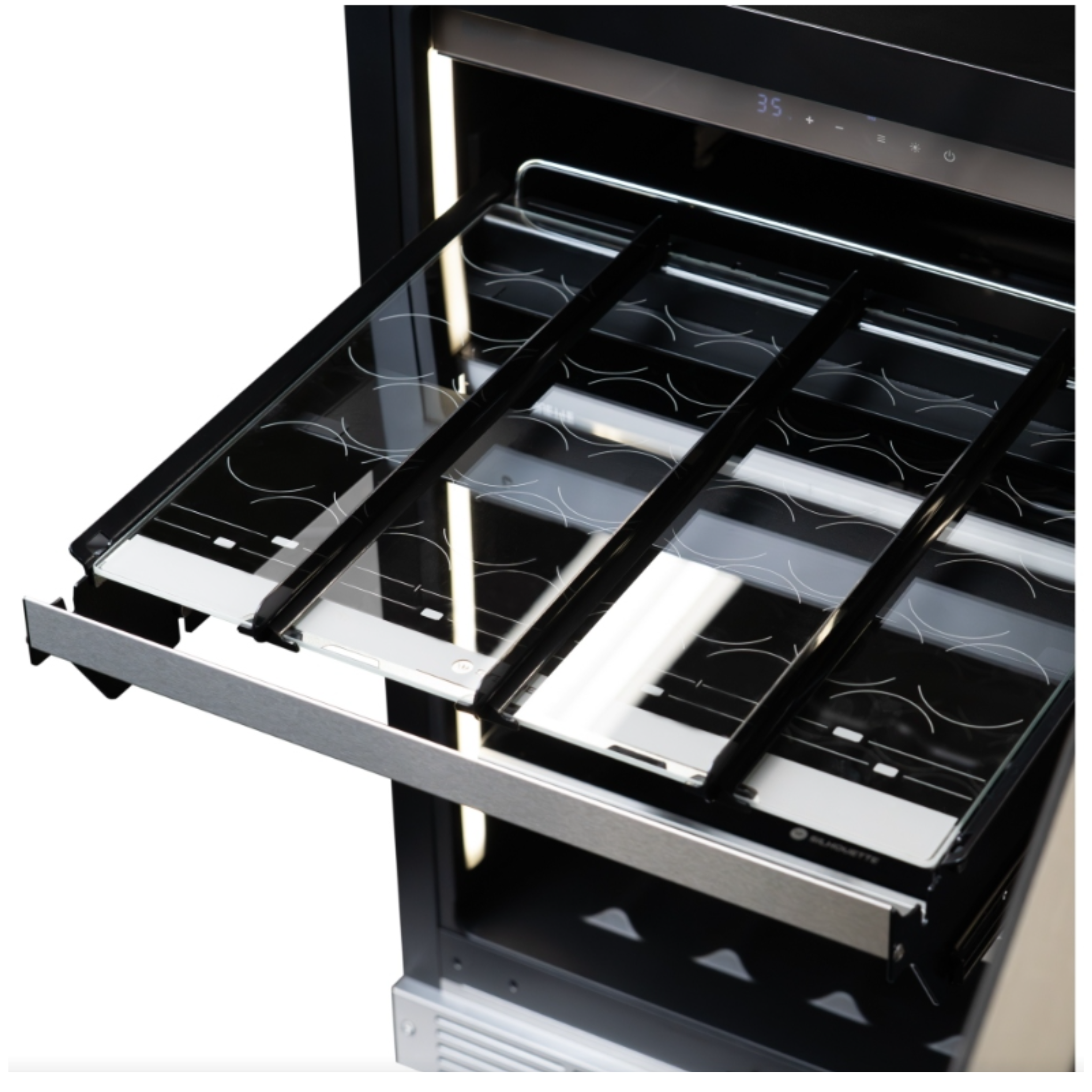 Silhouette - 23.8 Inch 5.2 cu. ft Built In / Integrated Beverage Centre Refrigerator in Stainless - SPRBC052D3SS