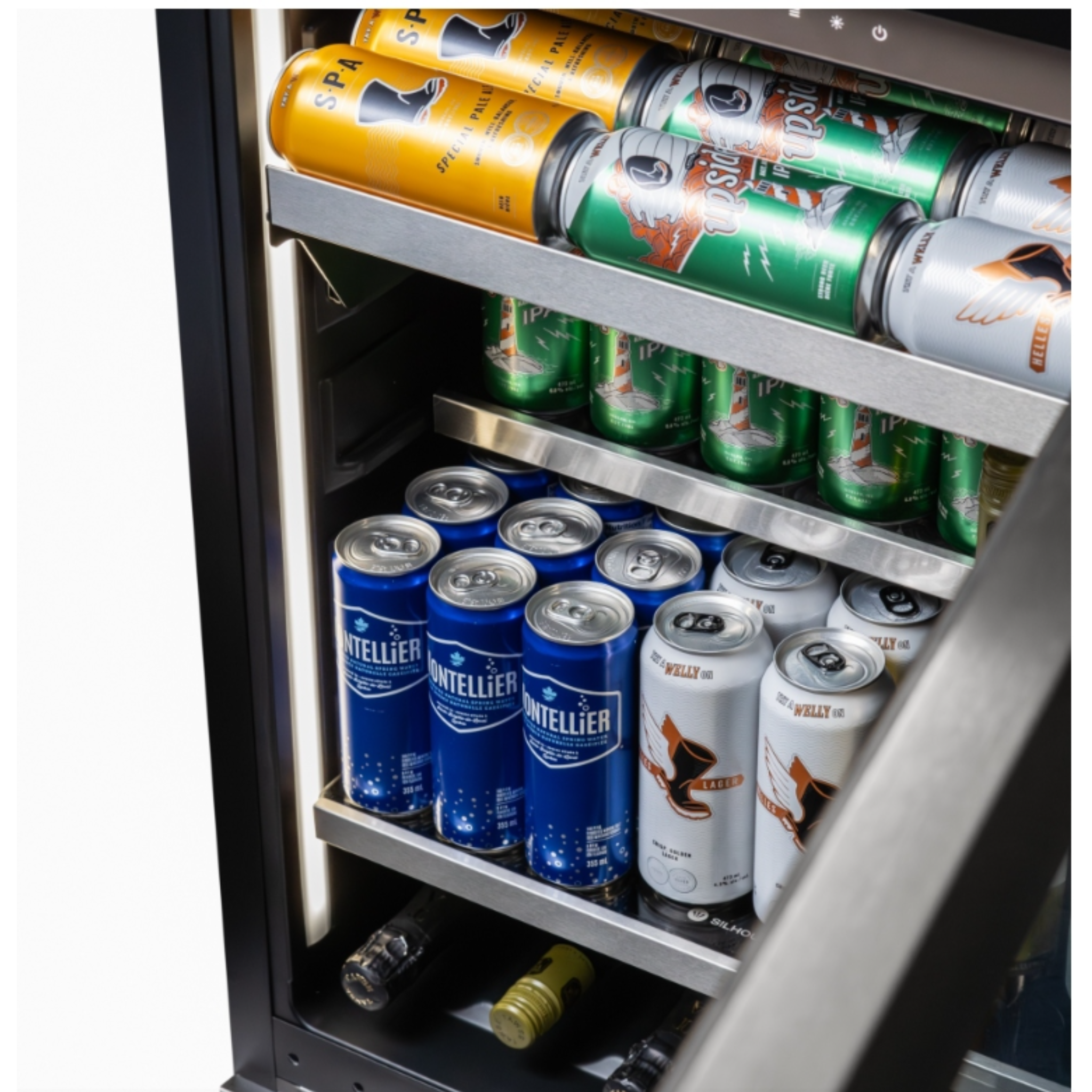 Silhouette - 23.8 Inch 5.2 cu. ft Built In / Integrated Beverage Centre Refrigerator in Stainless - SPRBC052D3SS