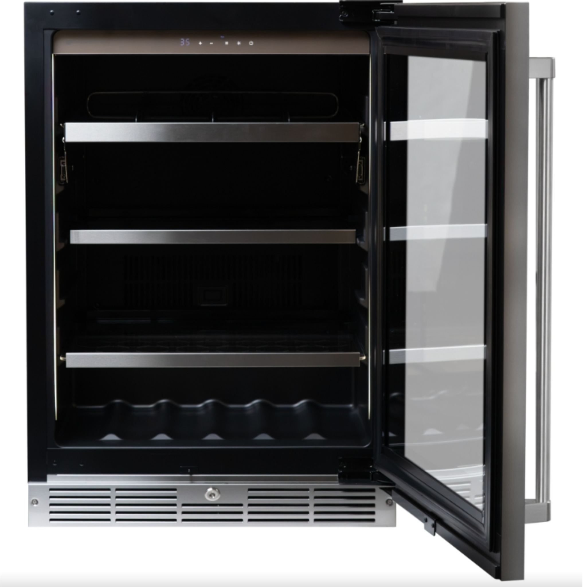 Silhouette - 23.8 Inch 5.2 cu. ft Built In / Integrated Beverage Centre Refrigerator in Stainless - SPRBC052D3SS