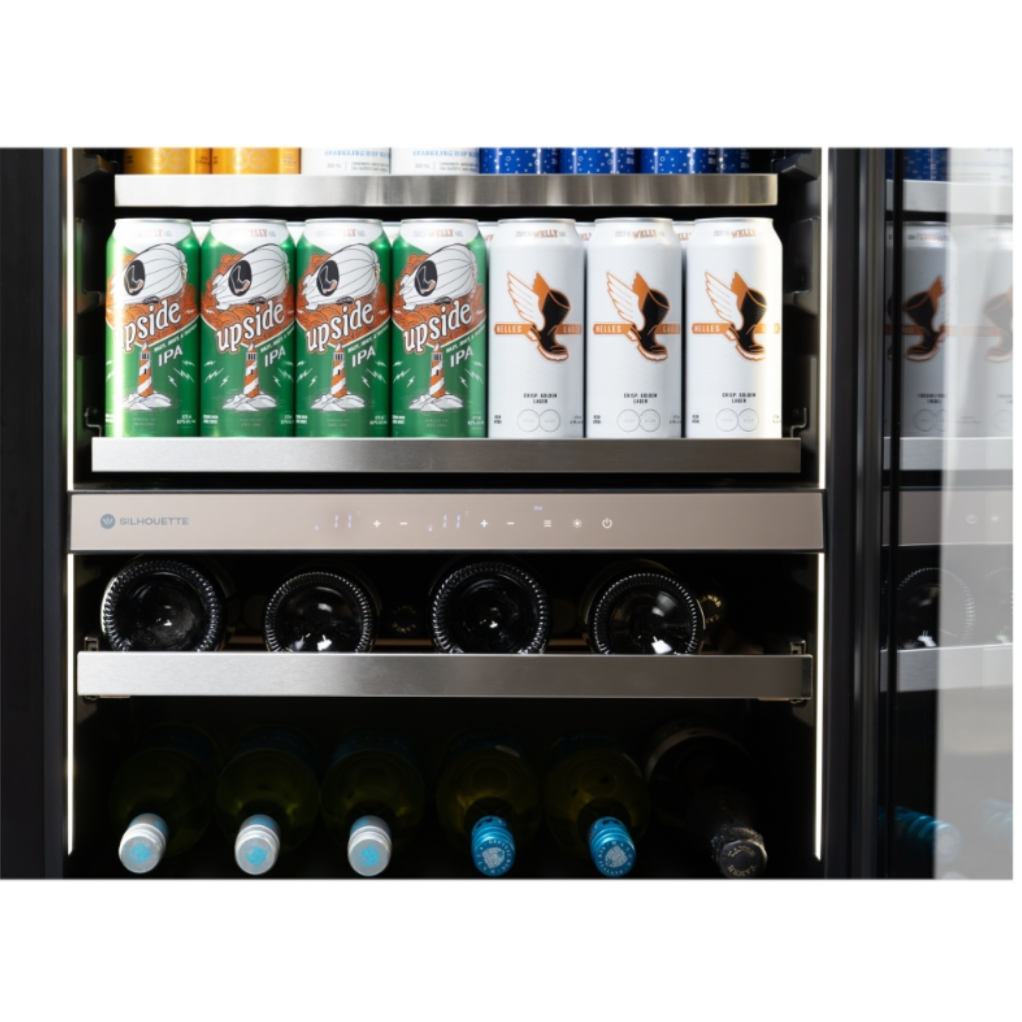 Silhouette - 23.8 Inch 4.8 cu. ft Built In / Wine and Beverage Centre Refrigerator in Stainless - SPRWBC052D3SS