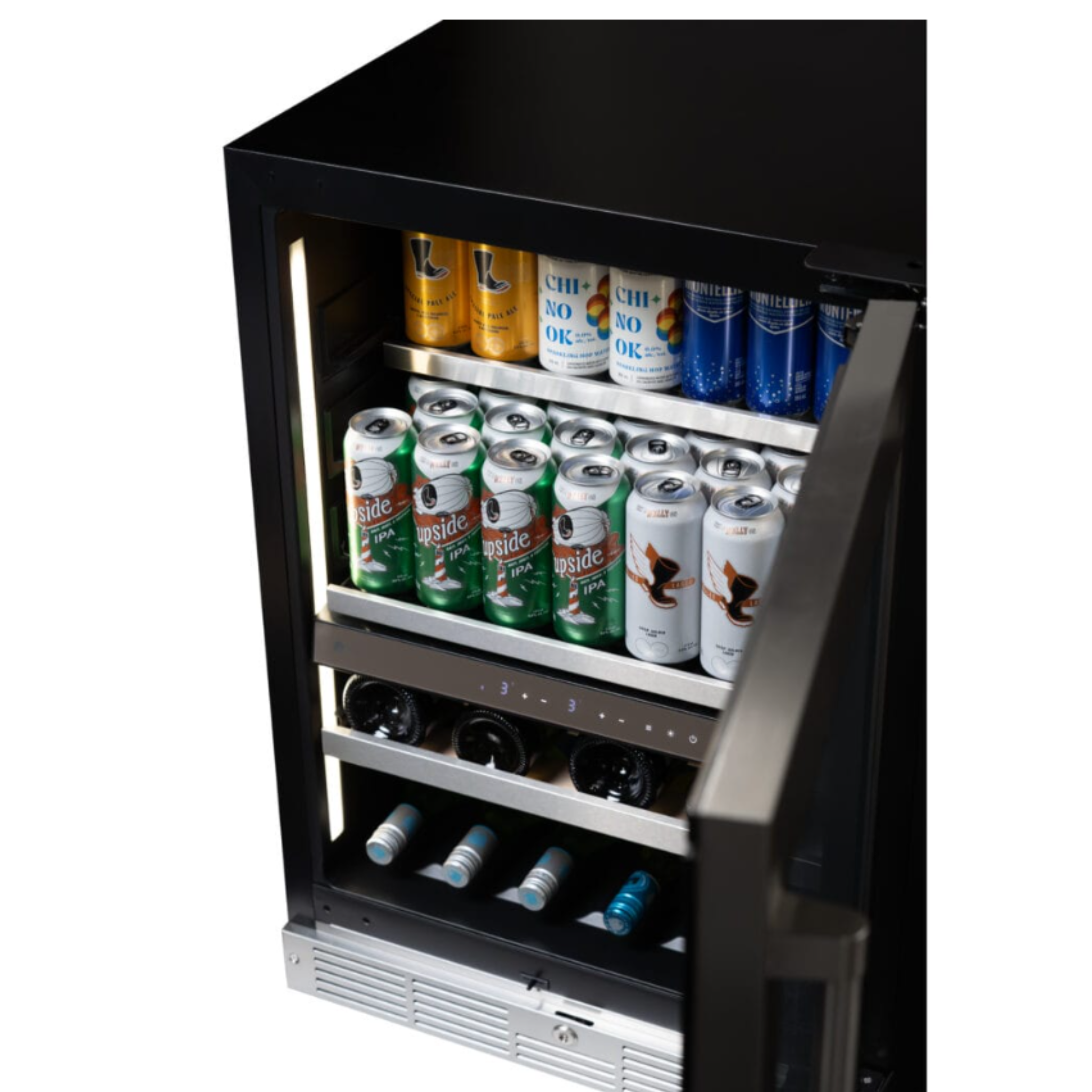 Silhouette - 23.8 Inch 4.8 cu. ft Built In / Wine and Beverage Centre Refrigerator in Panel Ready - SPRWBC052D3SS-P