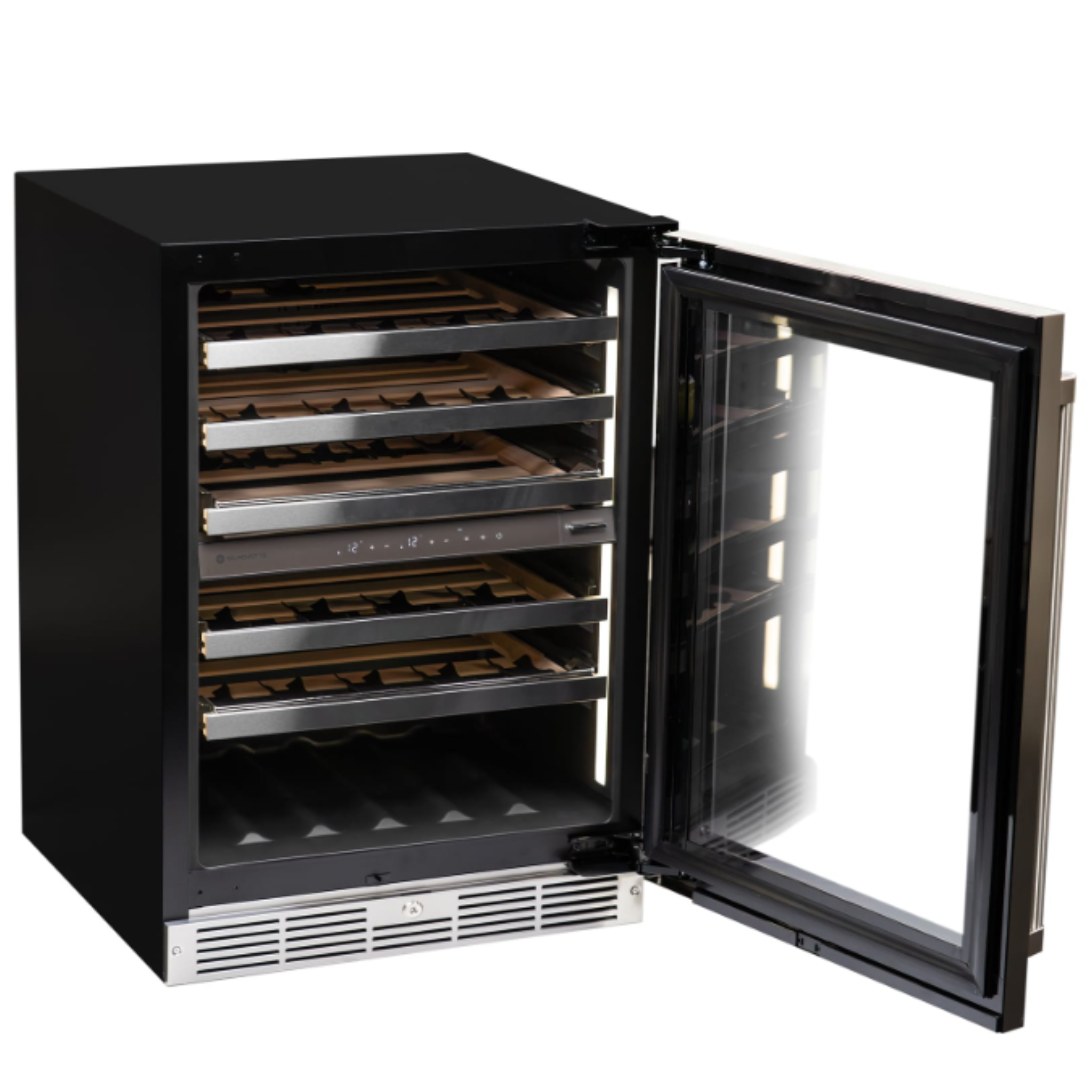 Silhouette - 23.8 Inch 4.84 cu. ft Built In / Integrated Wine Fridge Refrigerator in Panel Ready - SPRWC052D3SS-P