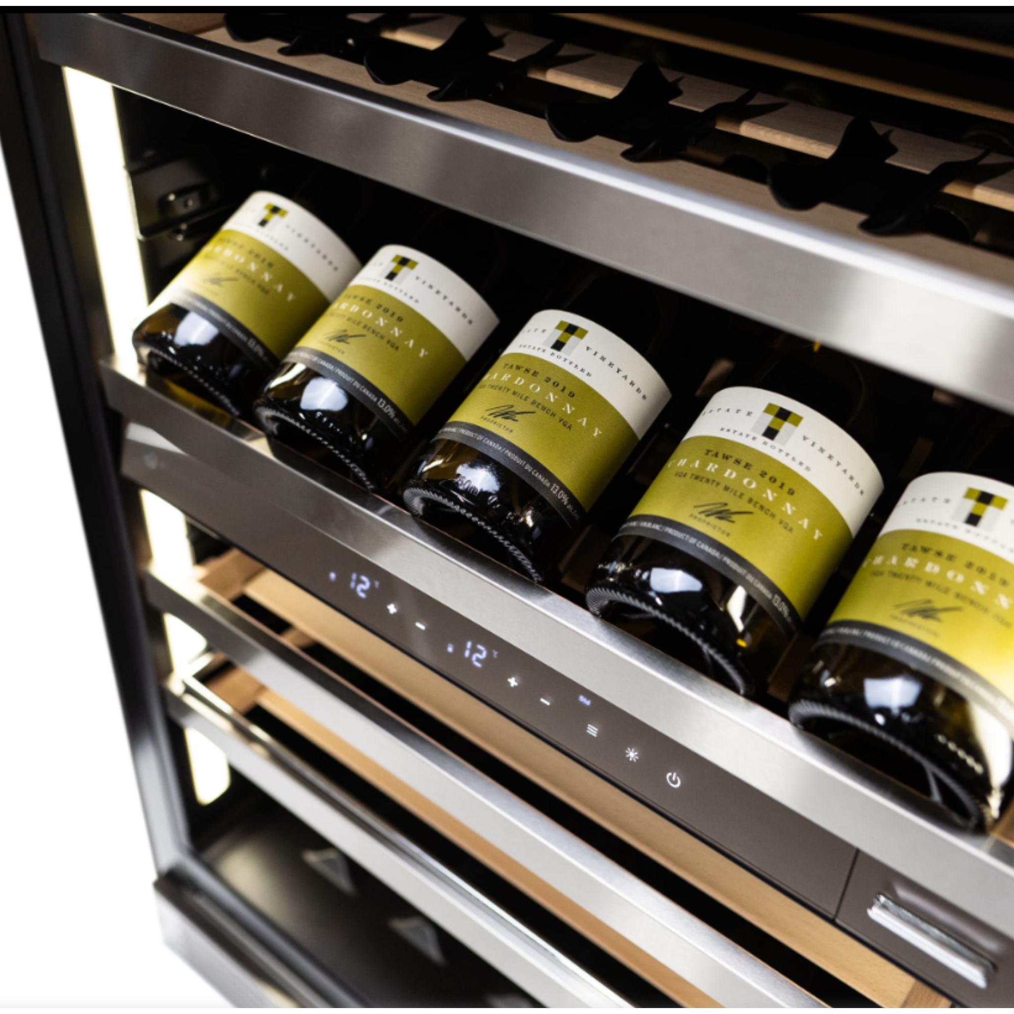 Silhouette - 23.8 Inch 4.84 cu. ft Built In / Integrated Wine Fridge Refrigerator in Panel Ready - SPRWC052D3SS-P