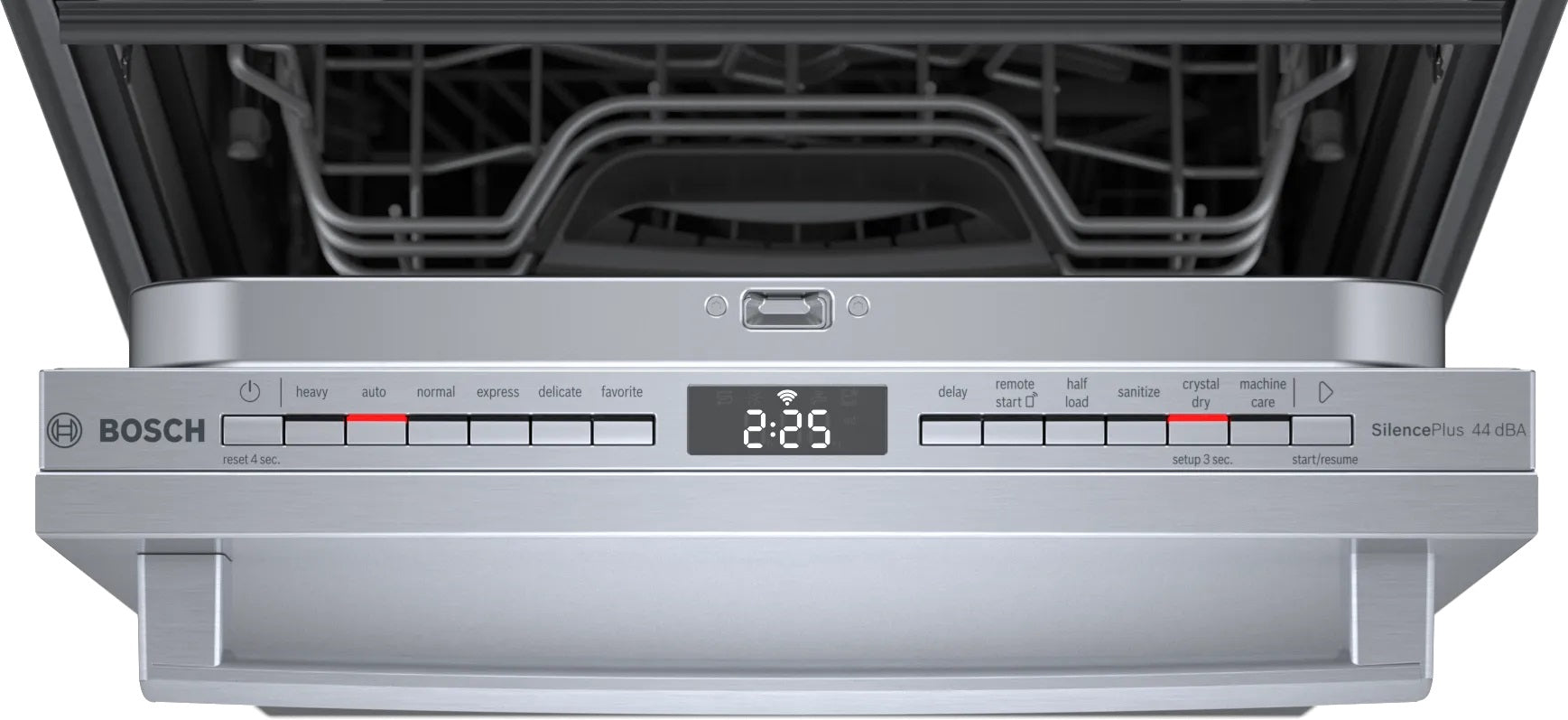 Bosch - 44 dBA Built In Dishwasher in Stainless - SPX68C75UC