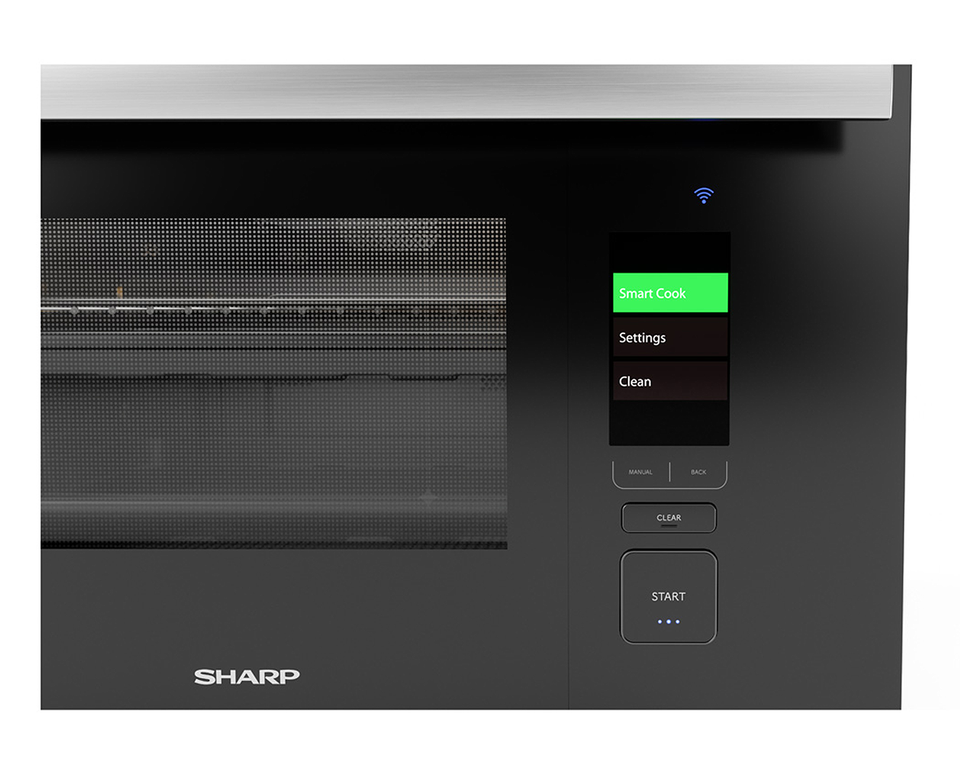 Sharp - 1.1 cu. ft Single Wall Oven in Stainless - SSC2489GS