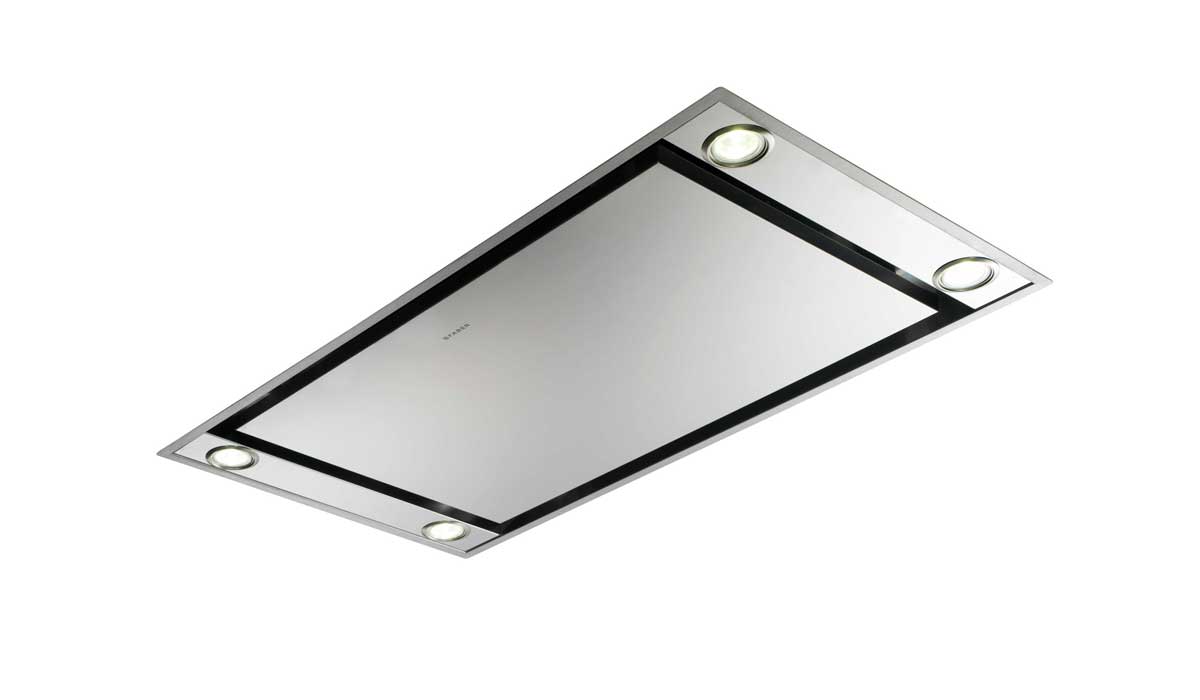 Faber - 36 Inch Stratus Isola Island Range Vent in Stainless - STRTIS36SSNB