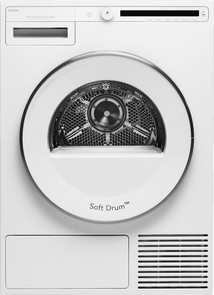 Asko - 4.1 cu. Ft Electric Dryer in White - T208C.W
