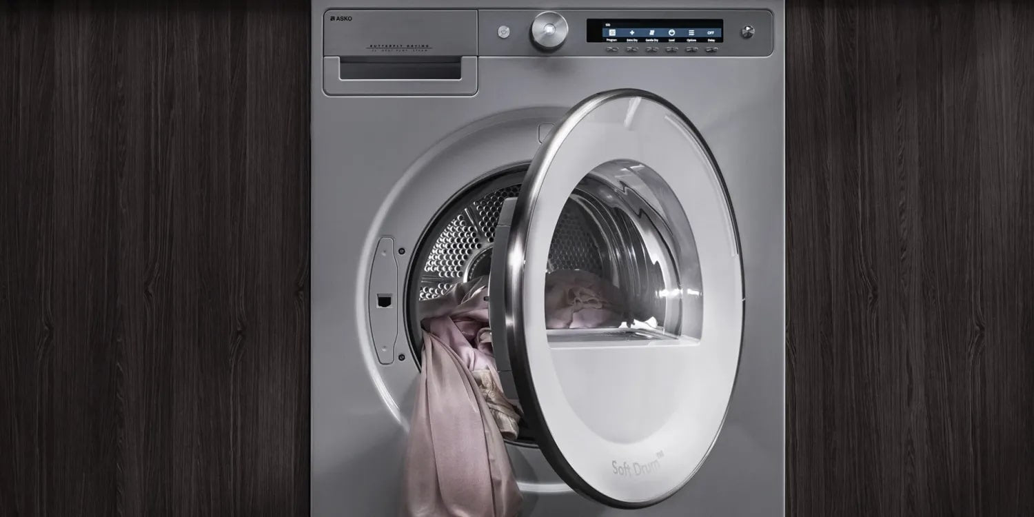 Asko - 4.1 cu. Ft Electric Dryer in White - T208H.W
