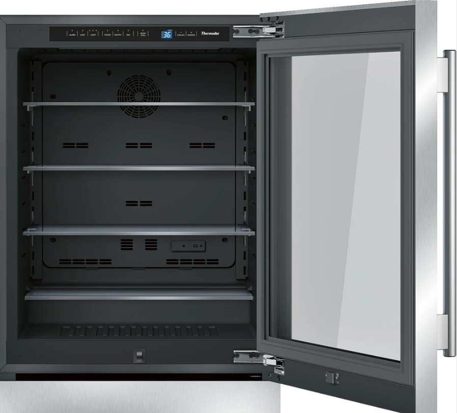 Thermador - 24 Inch 5.1 cu. ft Mini Fridge Refrigerator in Stainless - T24UR910RS