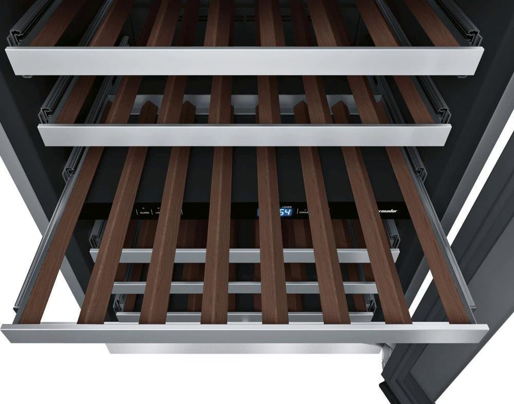 Thermador - 24 Inch 41 Bottles cu. ft Mini Fridge Refrigerator in Stainless - T24UW910LS