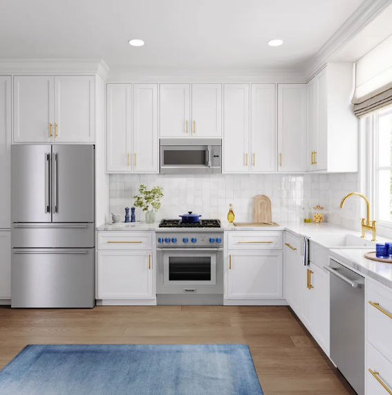 Thermador - 36 Inch 20.4 cu. ft Bottom Mount French Door Refrigerator in Stainless - T36FL810NS