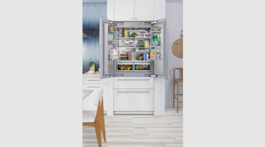 Thermador - 36 Inch 20.1 cu. ft French Door Refrigerator in Panel Ready (Open Box) - T36IT100NP