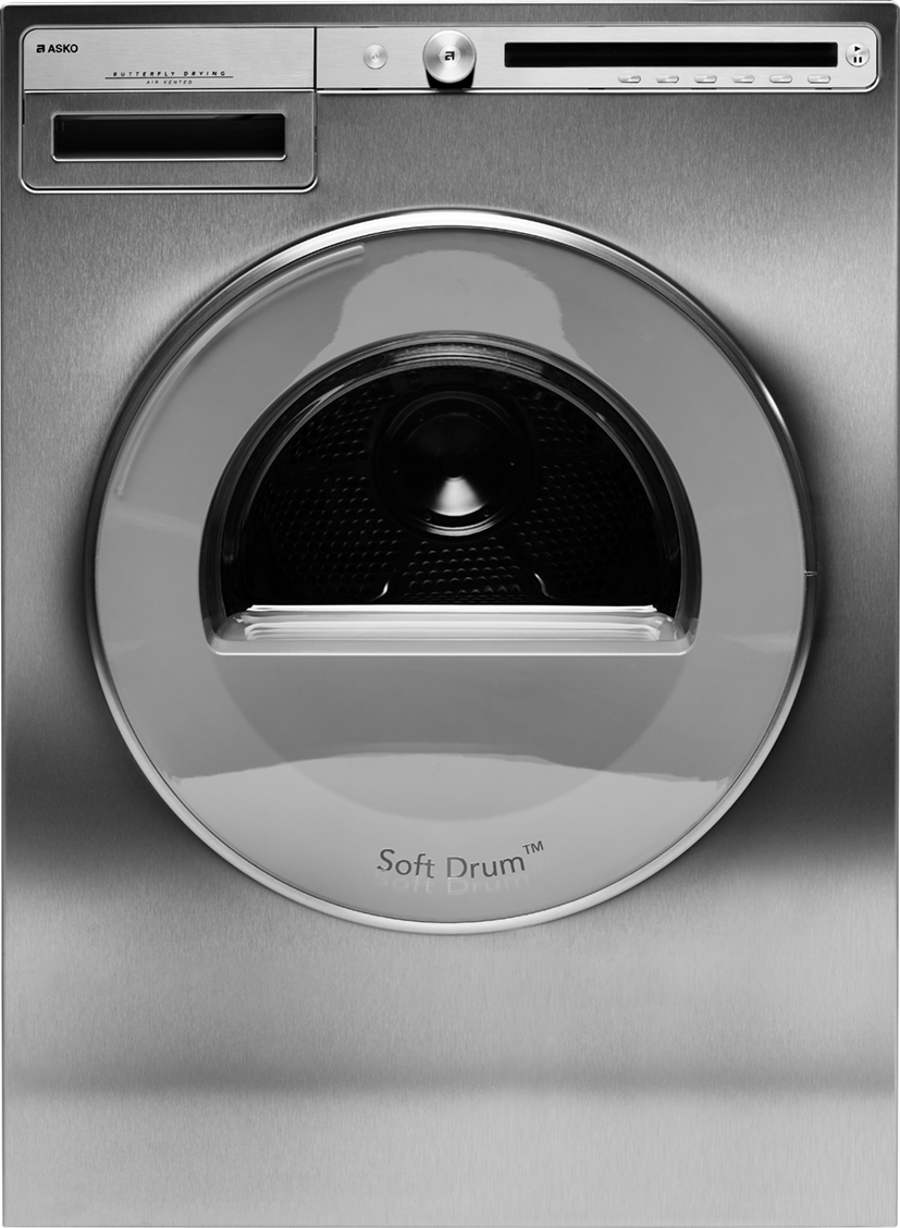 Asko - 5.1 cu. Ft Electric Dryer in Titanium - T411VD.T