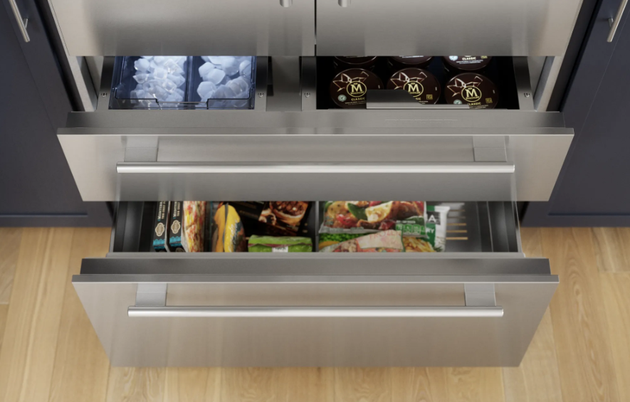 Thermador - 41.25 Inch 23.1 cu. ft French Door Refrigerator in Stainless - T42BT110NS