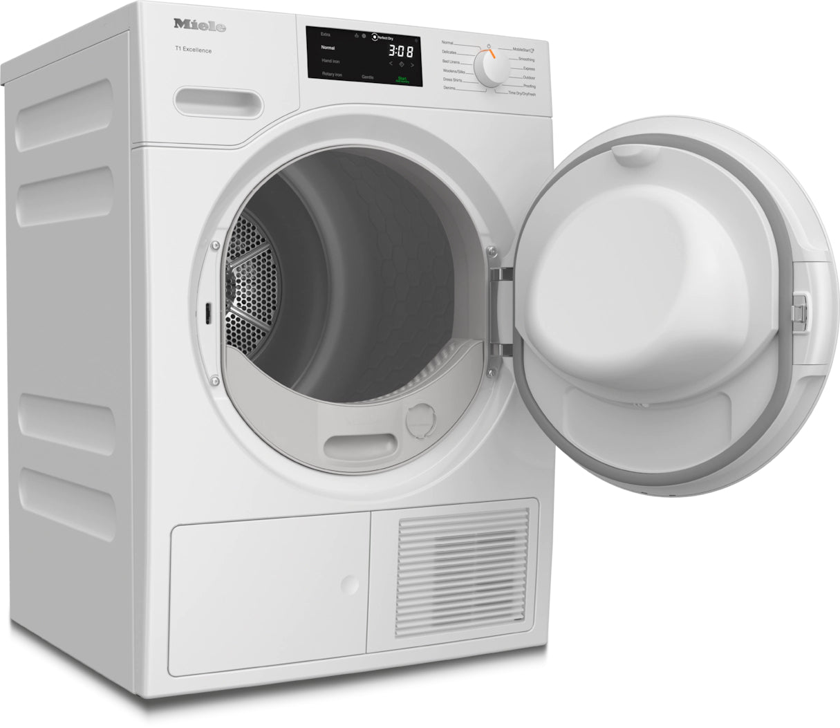 Miele - 4 cu. Ft Compact Dryer in White - TXD160