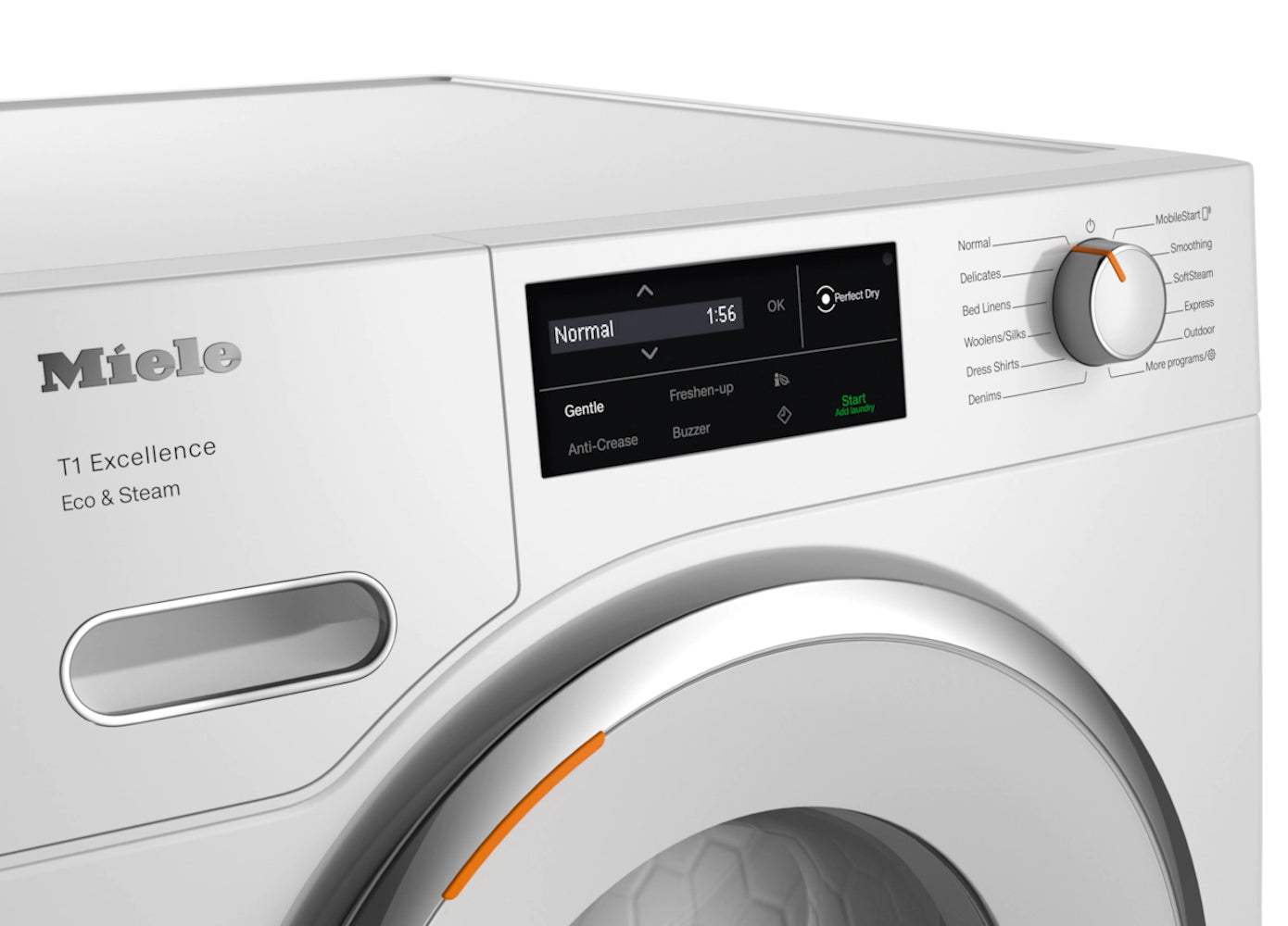 Miele - 4 cu. Ft Compact Dryer in White - TXI680