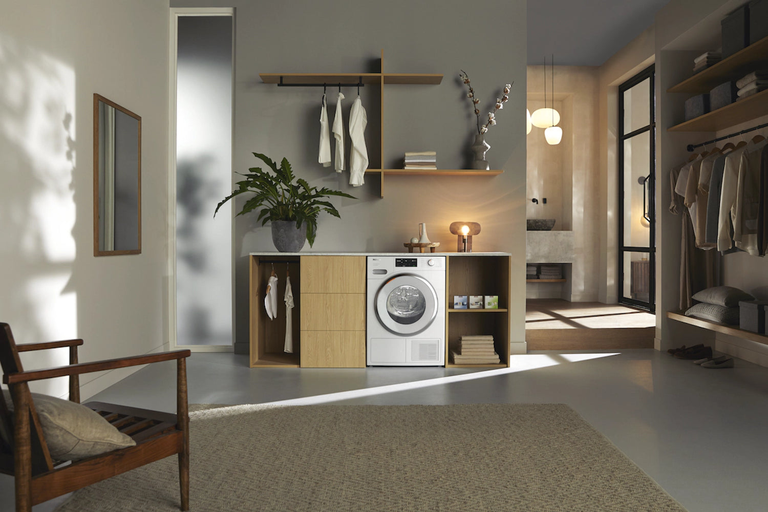 Miele - 4 cu. Ft Compact Dryer in White - TXI680