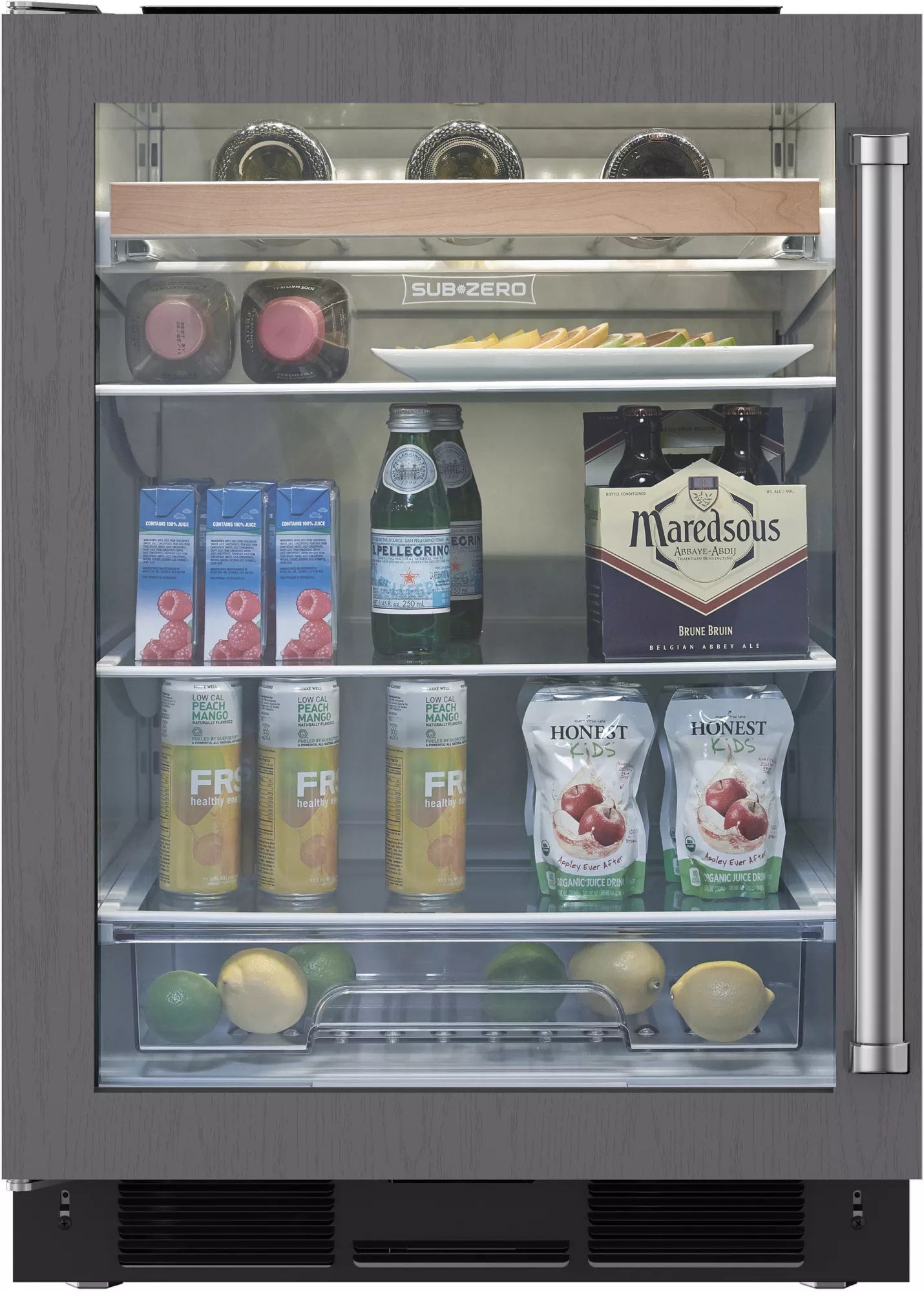Sub-Zero - 23.875 Inch 6 cu. ft Beverage Centre Refrigerator in Panel Ready - UC-24BG/OLH