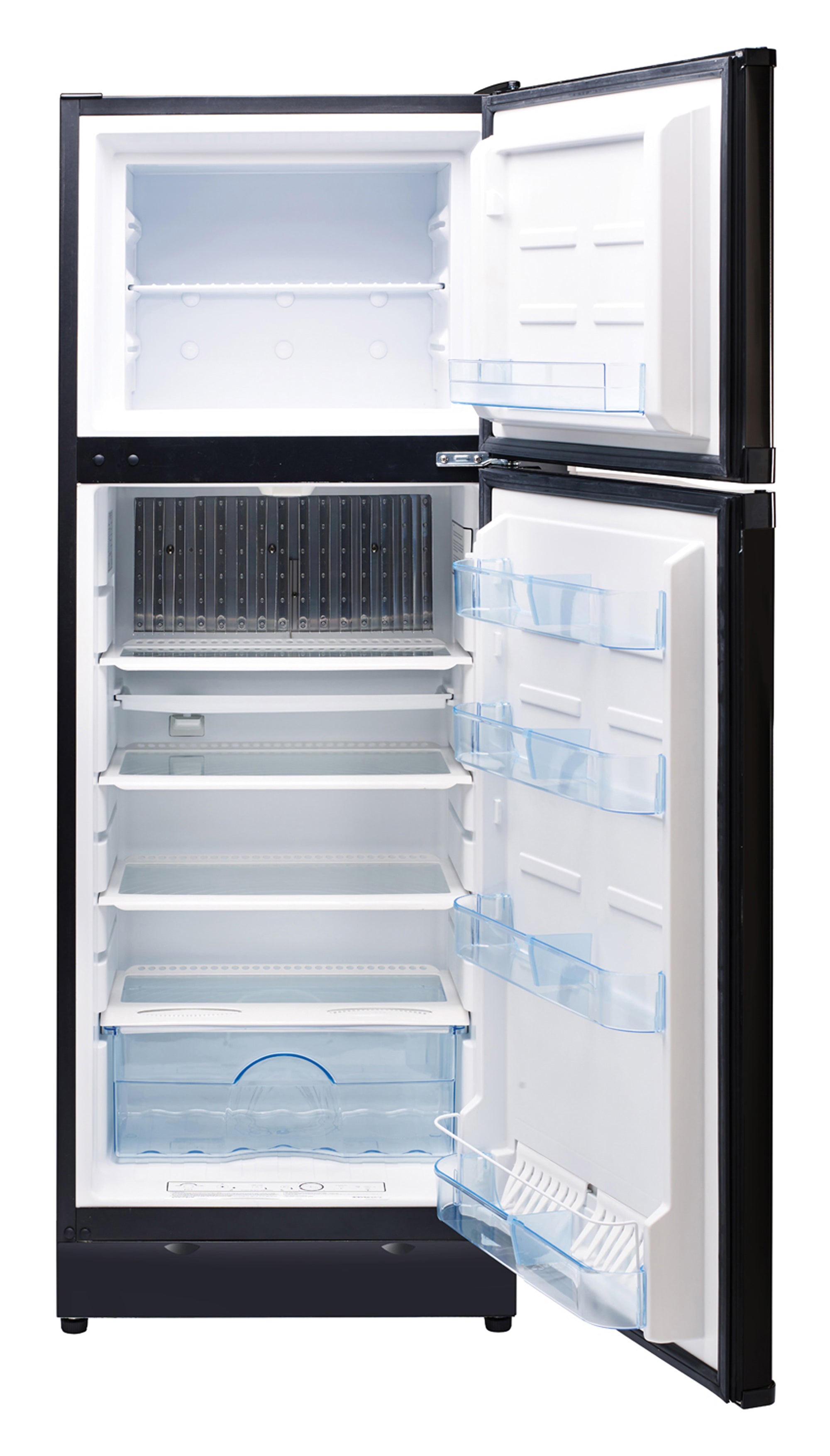 Unique Appliances - 23.5 Inch 10 cu. ft Top Mount Refrigerator in Black With CO Alarming Device - UGP-10C CM B