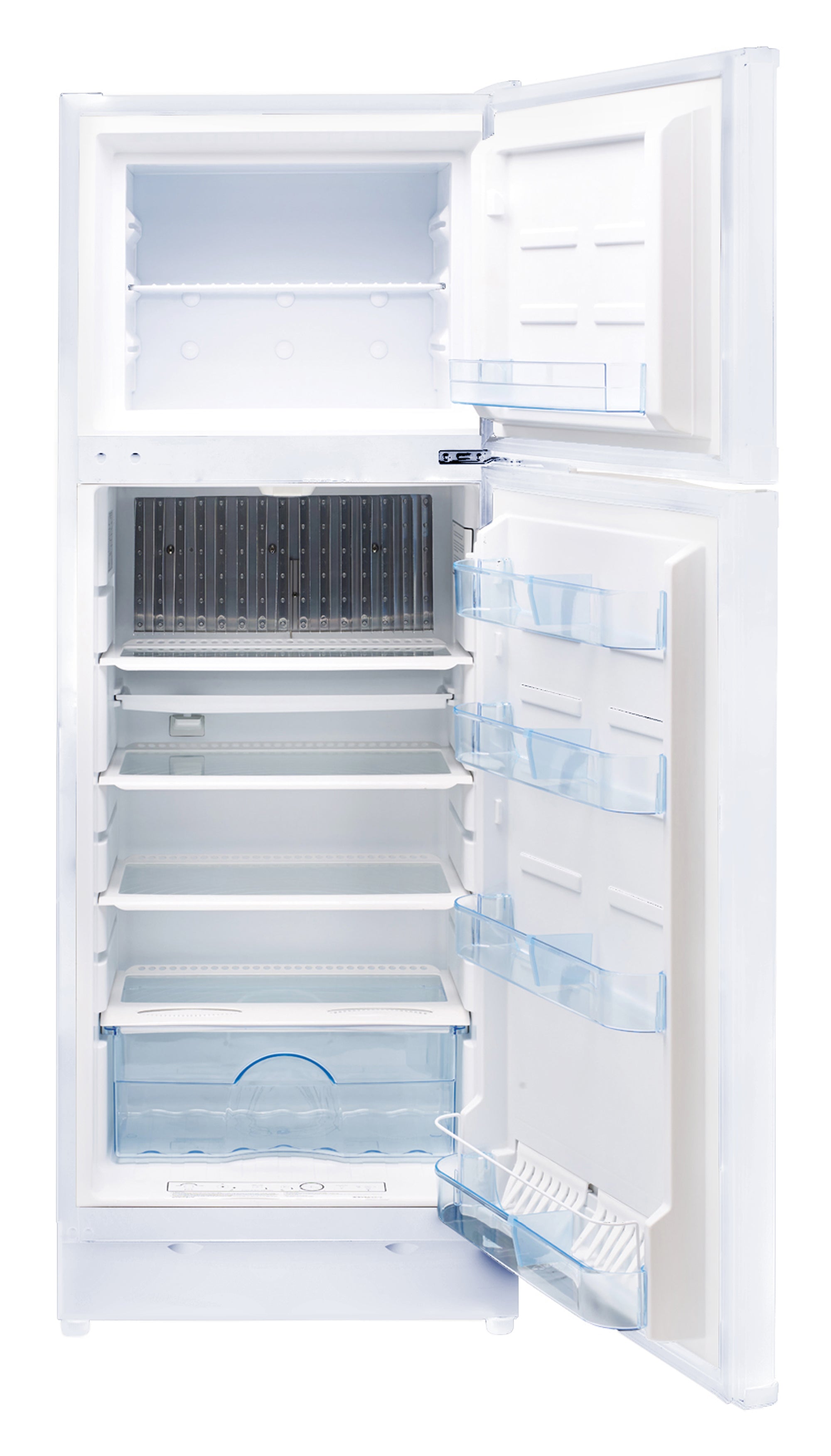 Unique Appliances - 23.5 Inch 10 cu. ft Top Mount Refrigerator in White With CO Alarming Device - UGP-10C CM W