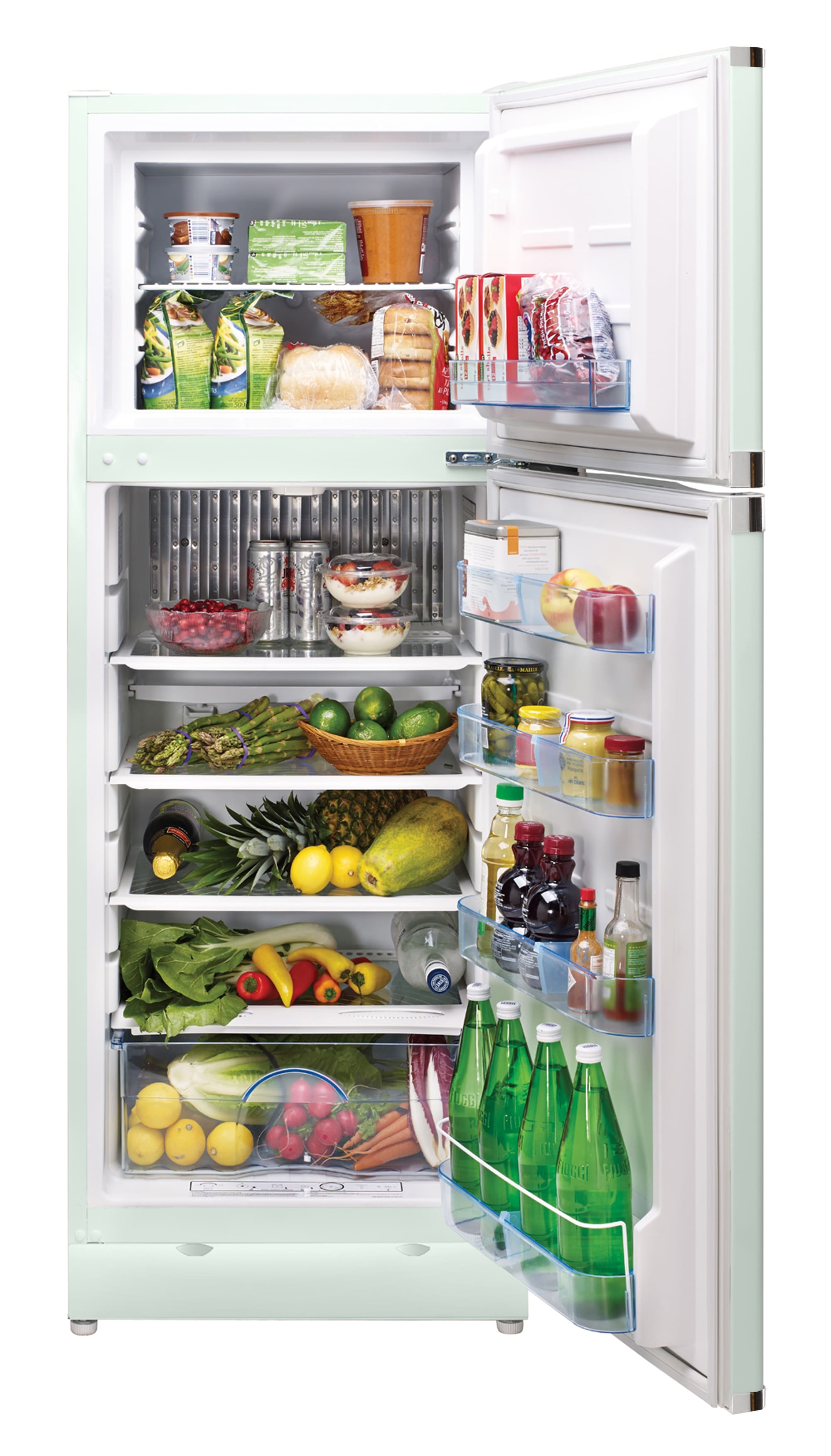 Unique Appliances - 23.5 Inch 9.7 cu. ft Top Mount Refrigerator in Summer Mint Green - UGP-10C CR CM LG