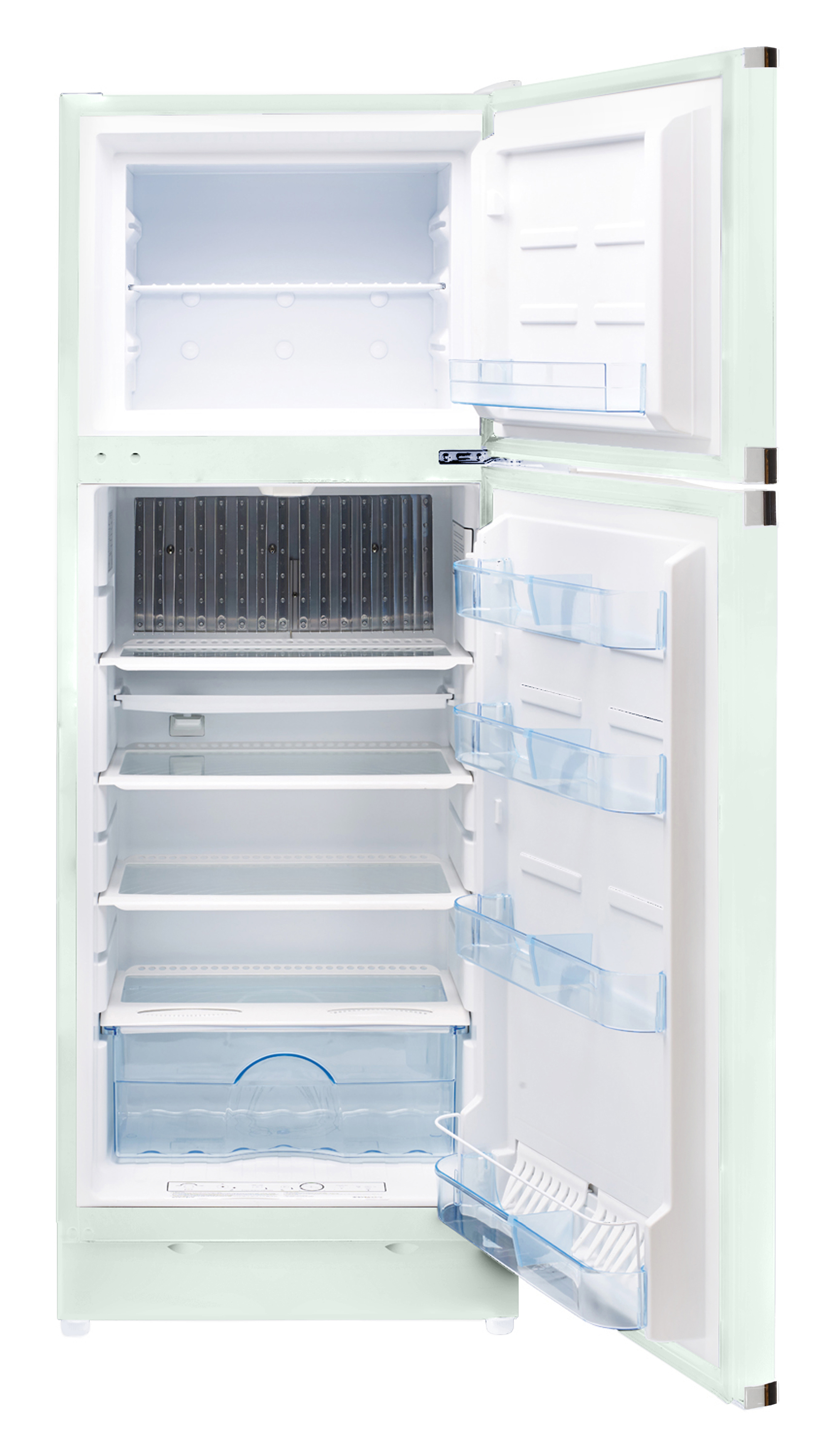 Unique Appliances - 23.5 Inch 10 cu. ft Top Mount Refrigerator in Summer Mint Green - UGP-10C CR DV LG