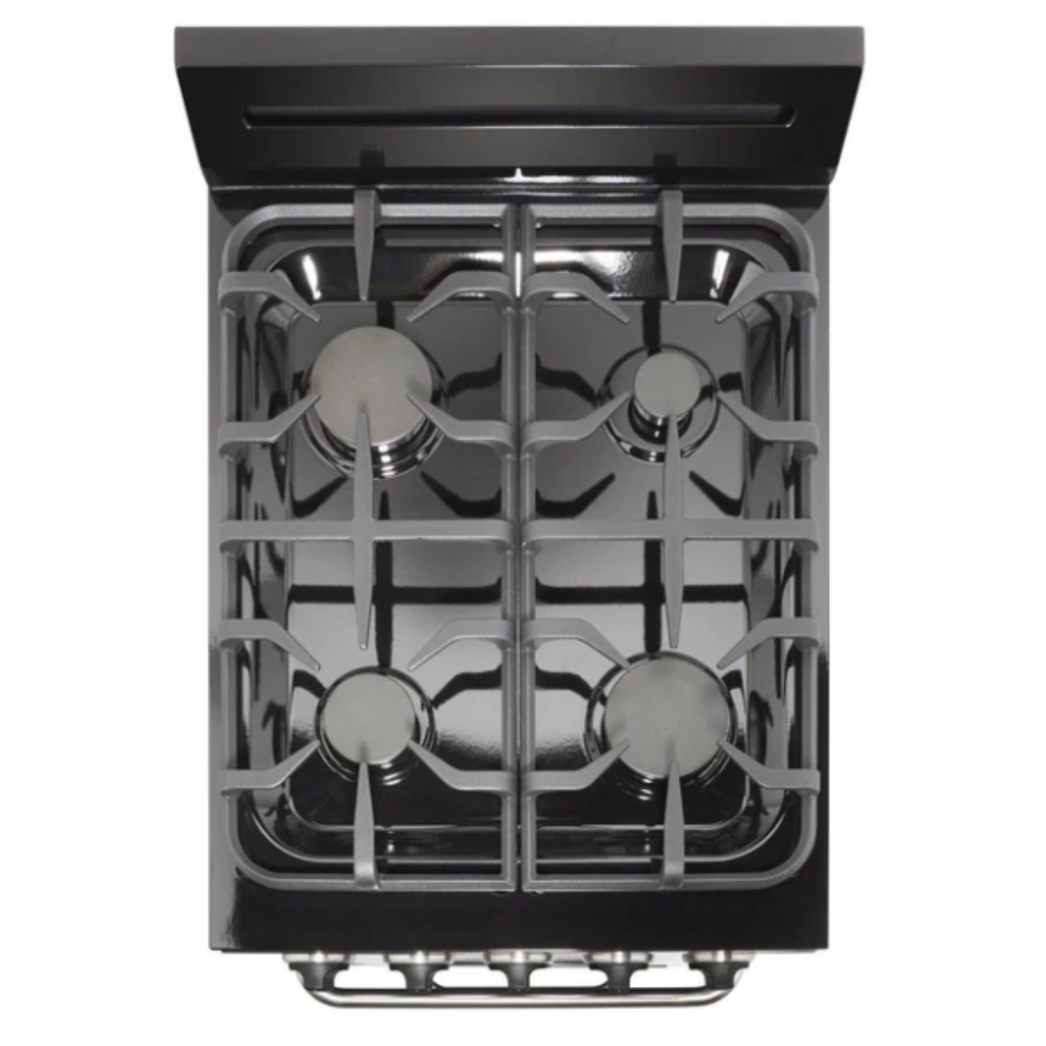 Unique - 2.4 cu. ft Gas Range in Black - UGP-20GOF1B
