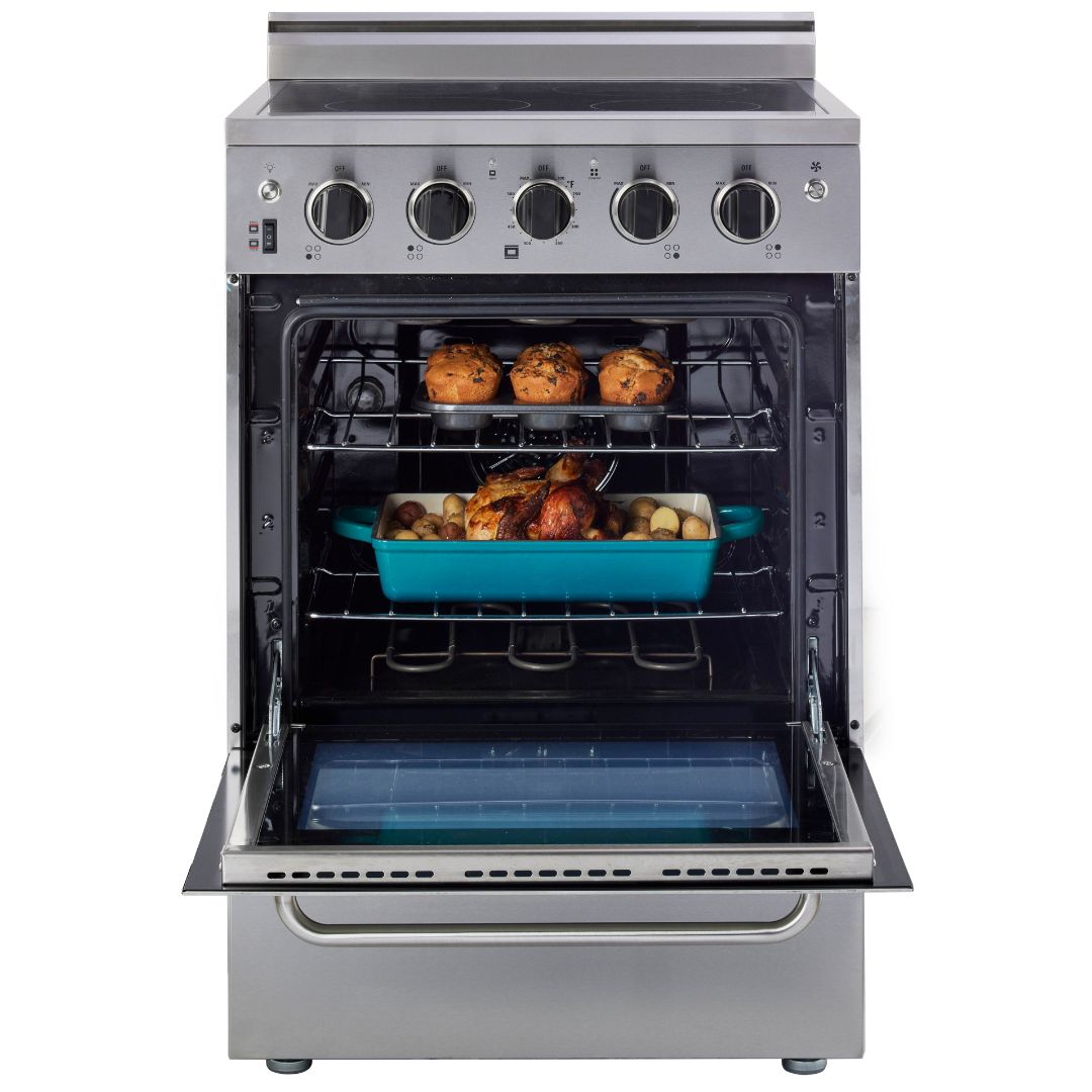 Unique Appliances - 20 inch 2.3 cu. ft Electric Range in Stainless - UGP-20V EC SS
