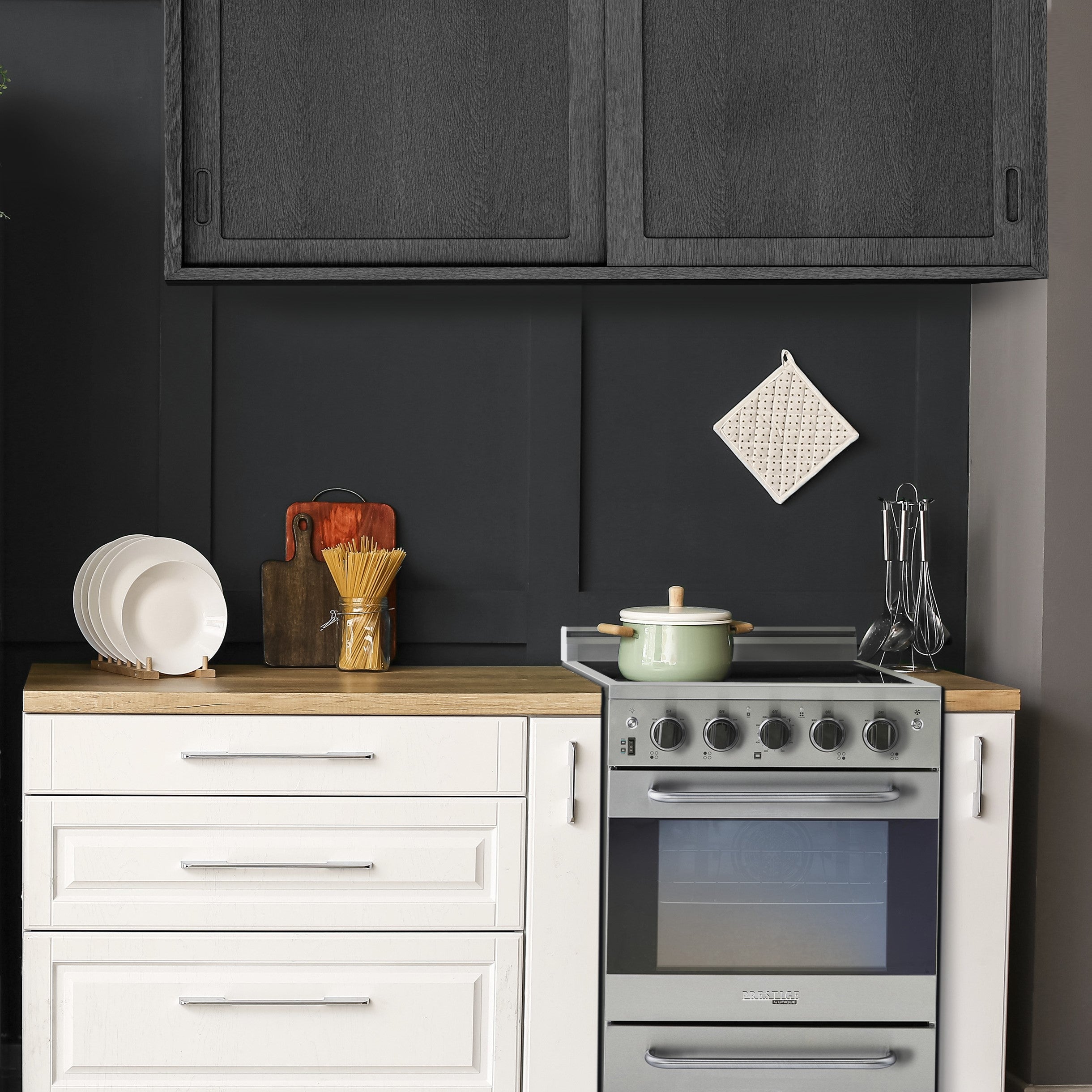 Unique Appliances - 20 inch 2.3 cu. ft Electric Range in Stainless - UGP-20V EC SS