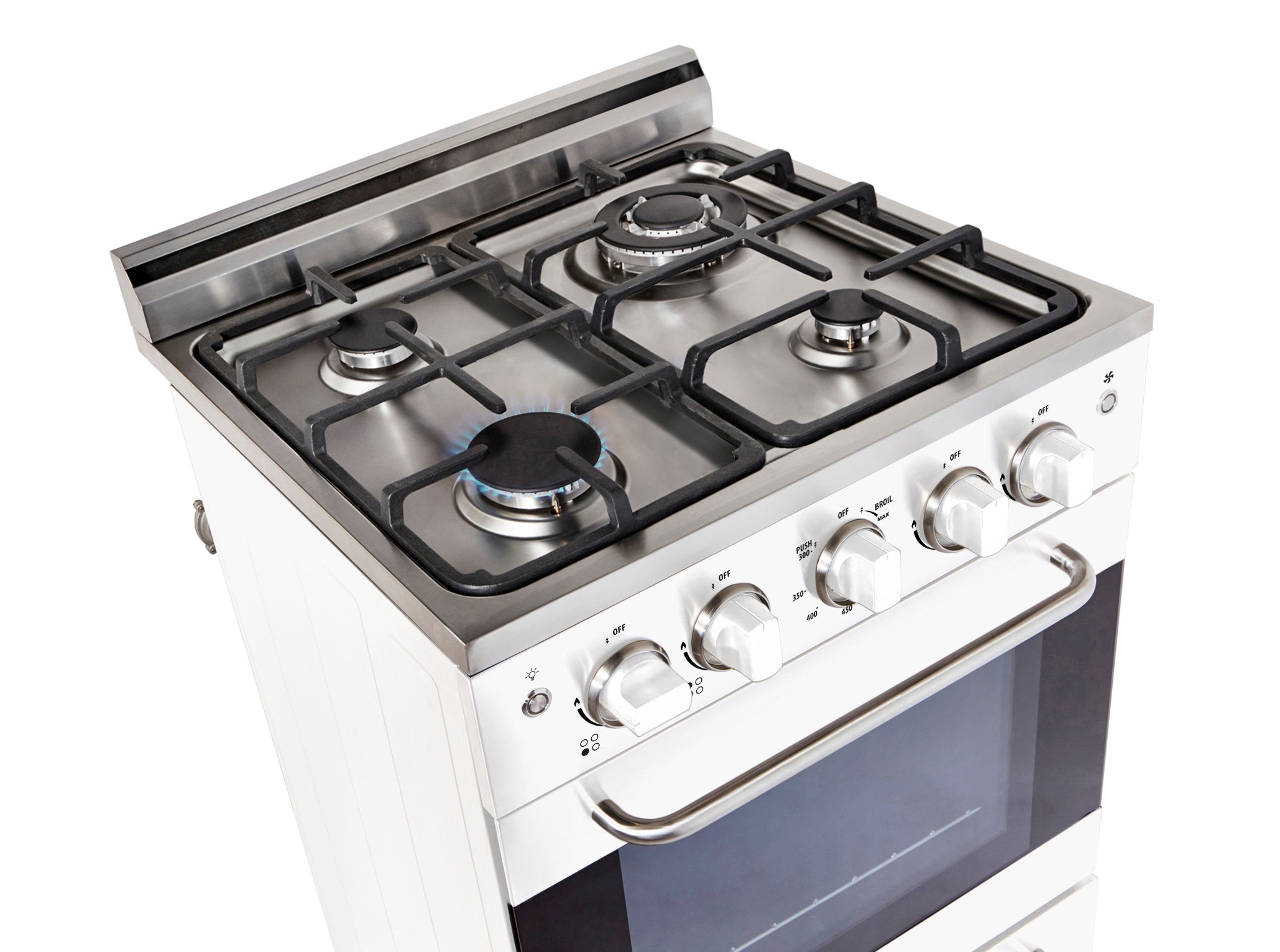 Unique Appliances - 1.6 cu. ft Gas Range in White - UGP-20V PC1 W