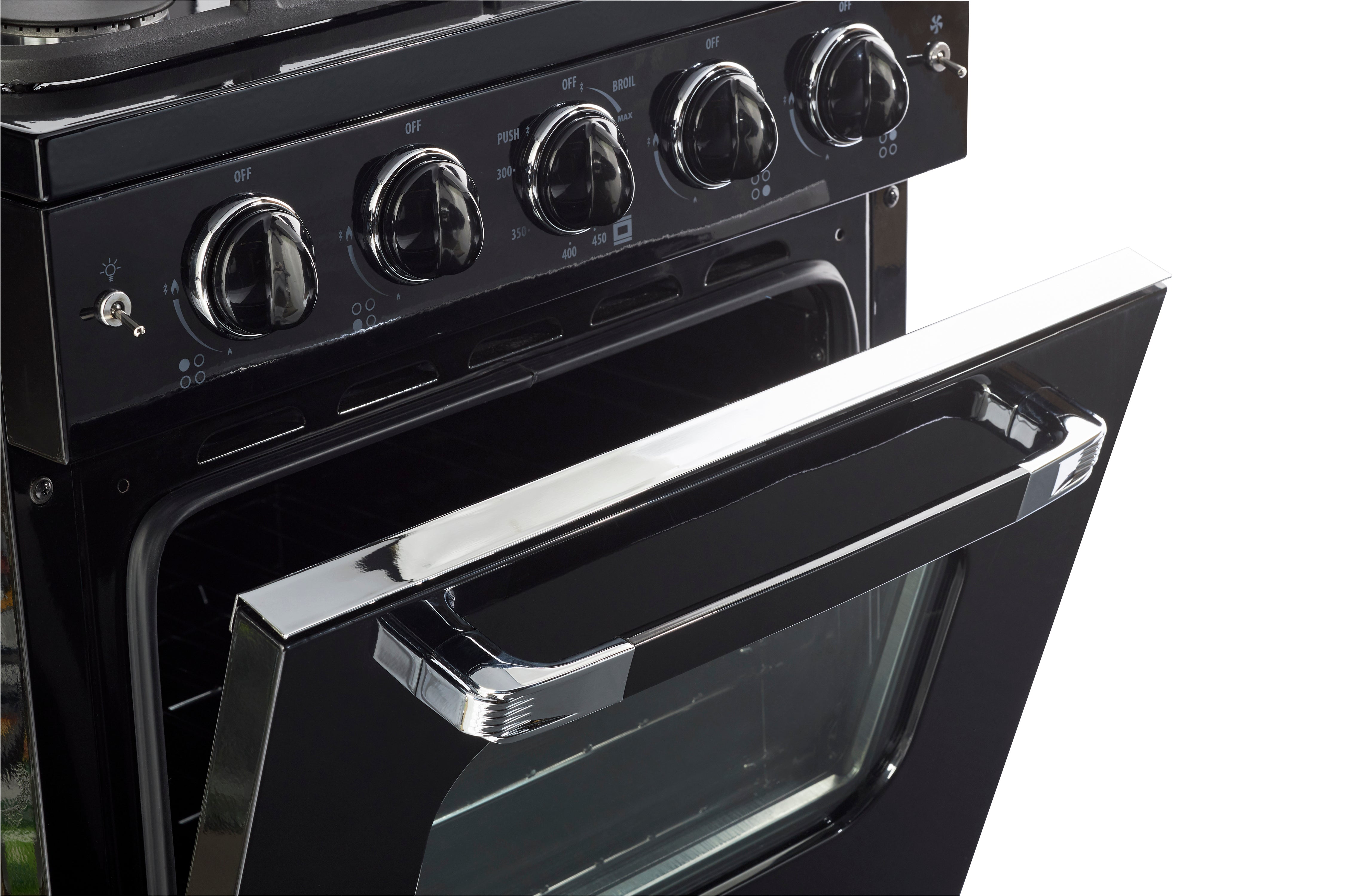 Unique Appliances - 2.9 cu. ft Gas Range in Midnight Black - UGP-24CR B