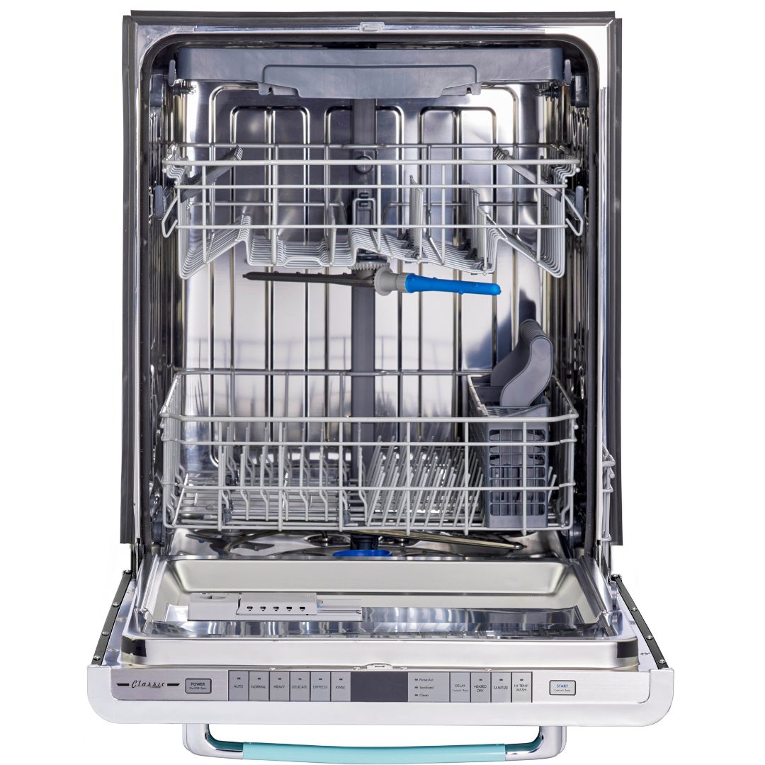 Unique Appliances - 45 dBA Built In Dishwasher in Dishwasher Ocean Mist Turquoise - UGP-24CR DW T