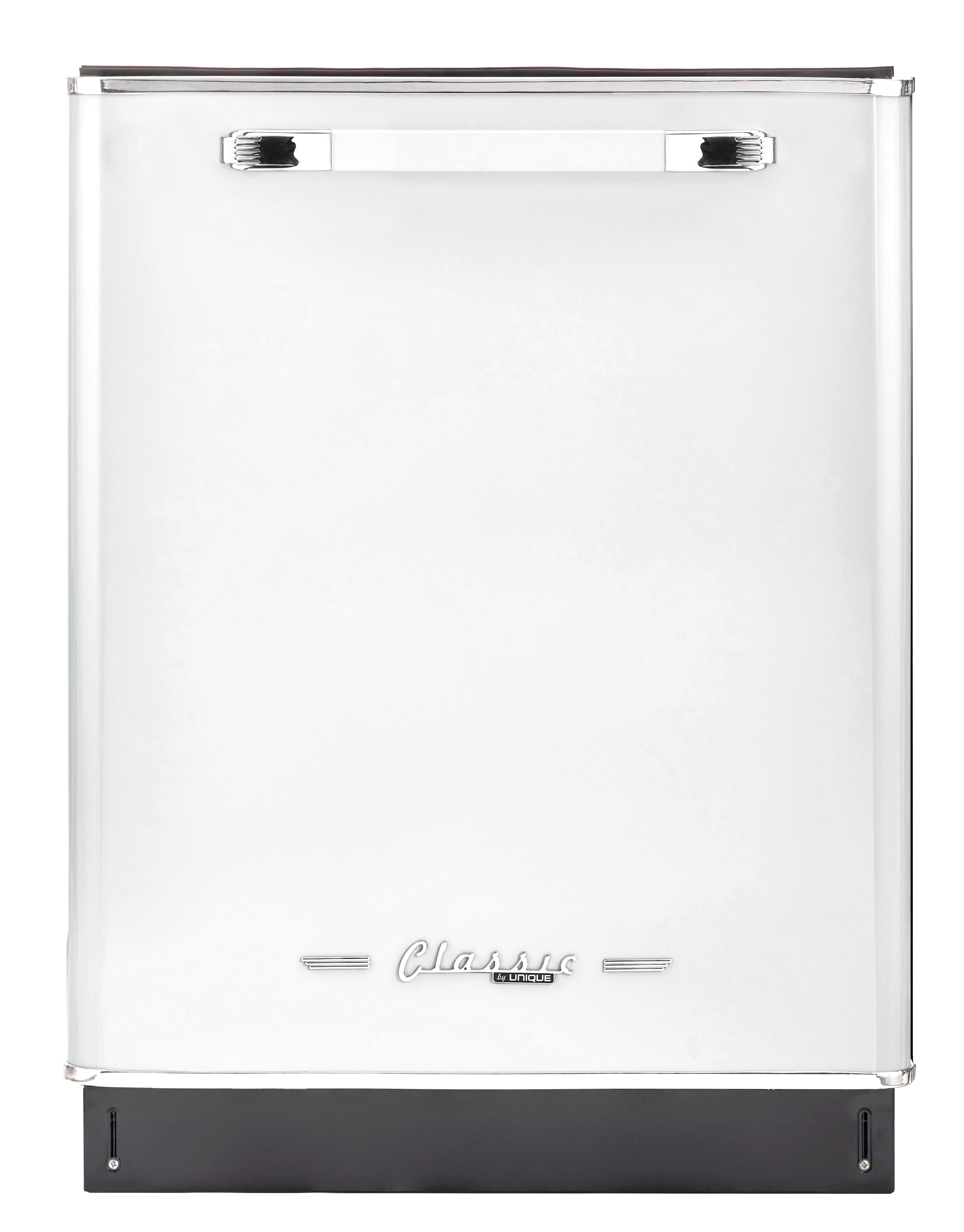 Unique Appliances - 45 dBA Built In Dishwasher in Marshmallow White - UGP-24CR DW W