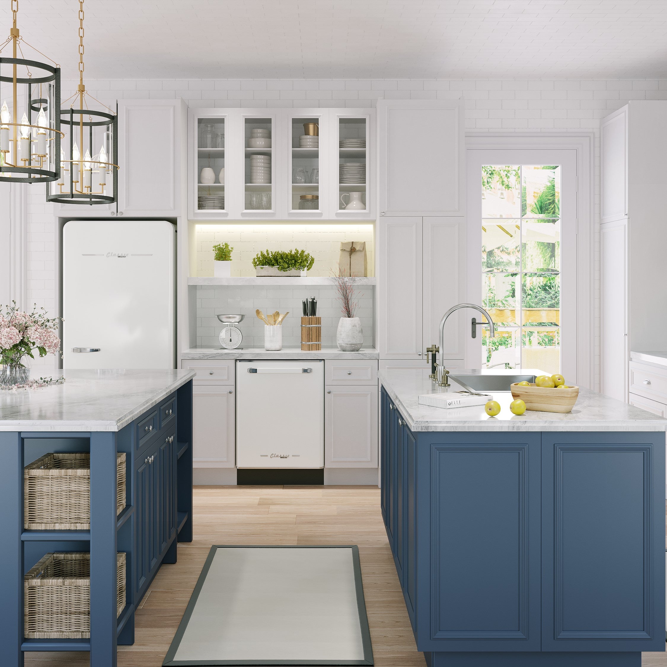 Unique Appliances - 45 dBA Built In Dishwasher in Marshmallow White - UGP-24CR DW W