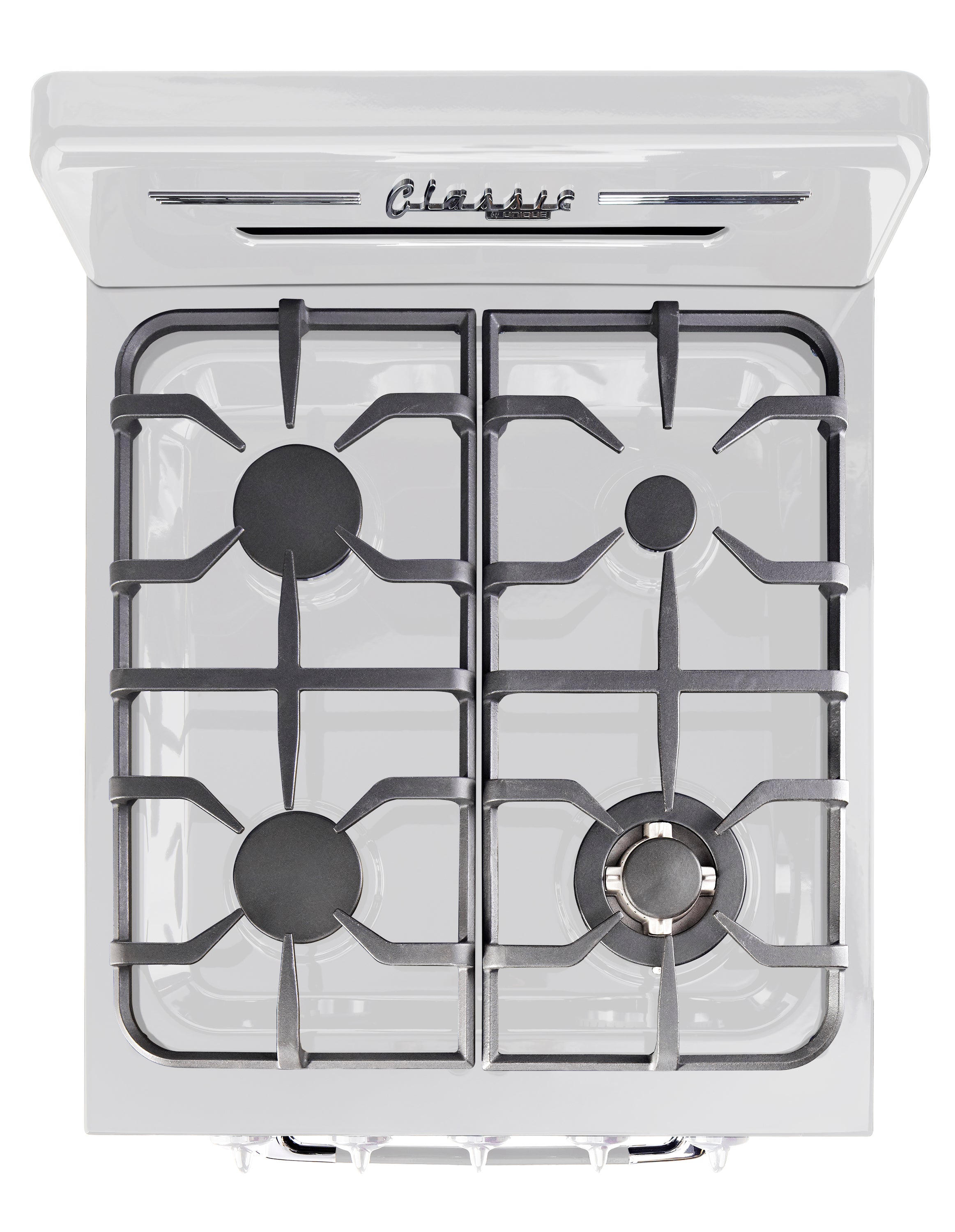 Unique Appliances - 2.3 cu. ft Gas Range in Marshmallow White - UGP-24CR OF1 W