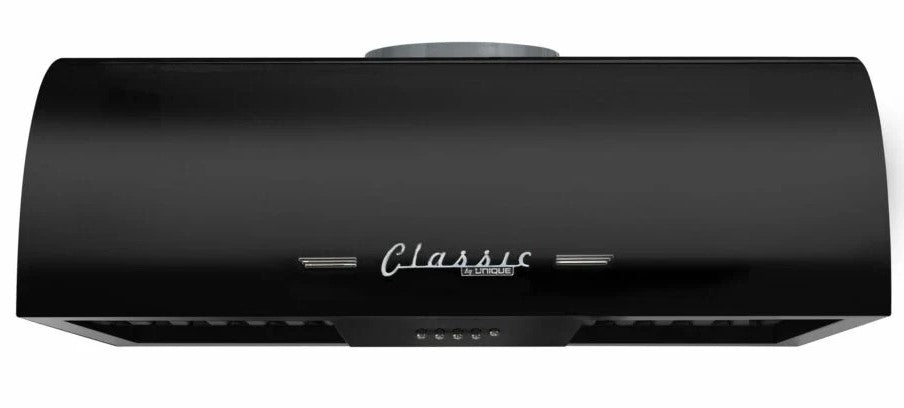 Unique Appliances - 24 Inch 502 CFM Under Cabinet Range Vent in Midnight Black - UGP-24CR RH B