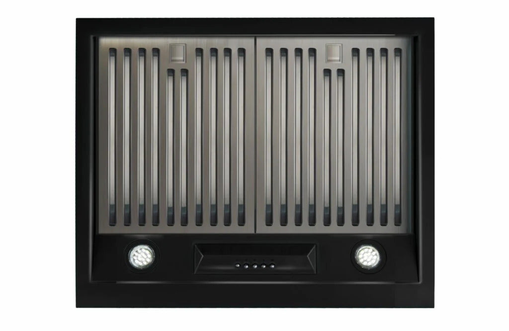 Unique Appliances - 24 Inch 502 CFM Under Cabinet Range Vent in Midnight Black - UGP-24CR RH B