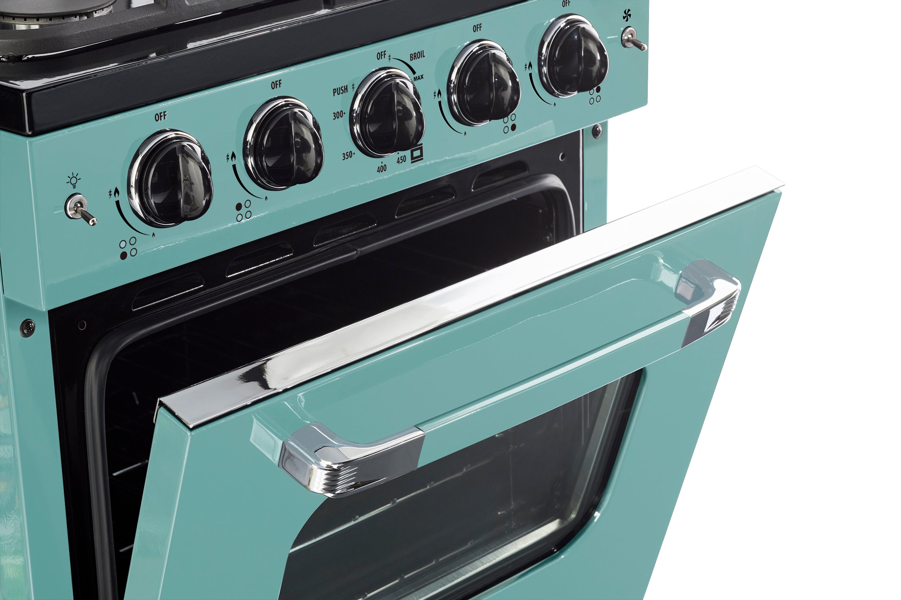 Unique Appliances - 2.9 cu. ft Gas Range in Ocean Mist Turquoise - UGP-24CR T