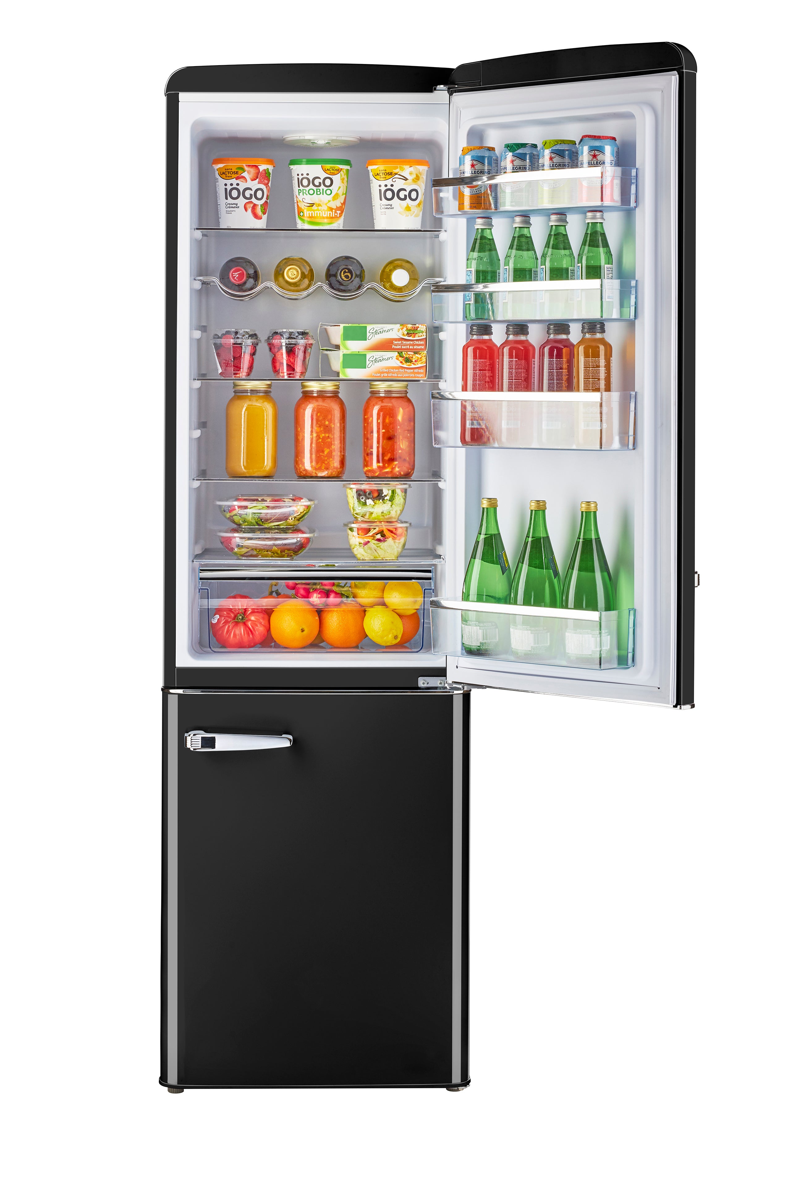 Unique Appliances - 21.6 Inch 8.7 cu. ft Bottom Mount Refrigerator in Midnight Black - UGP-275L B AC