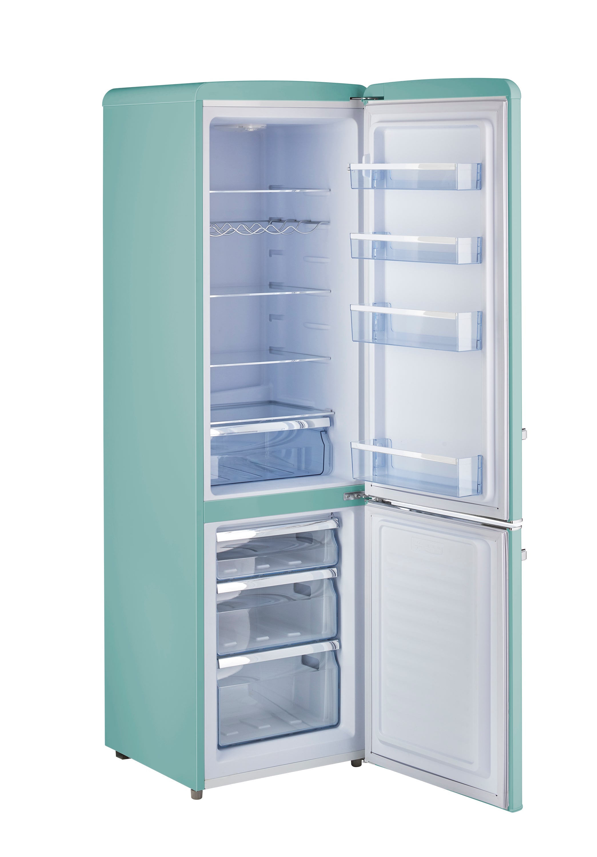 Unique Appliances - 21.6 Inch 8.7 cu. ft Bottom Mount Refrigerator in Ocean Mist Turquoise - UGP-275L T AC